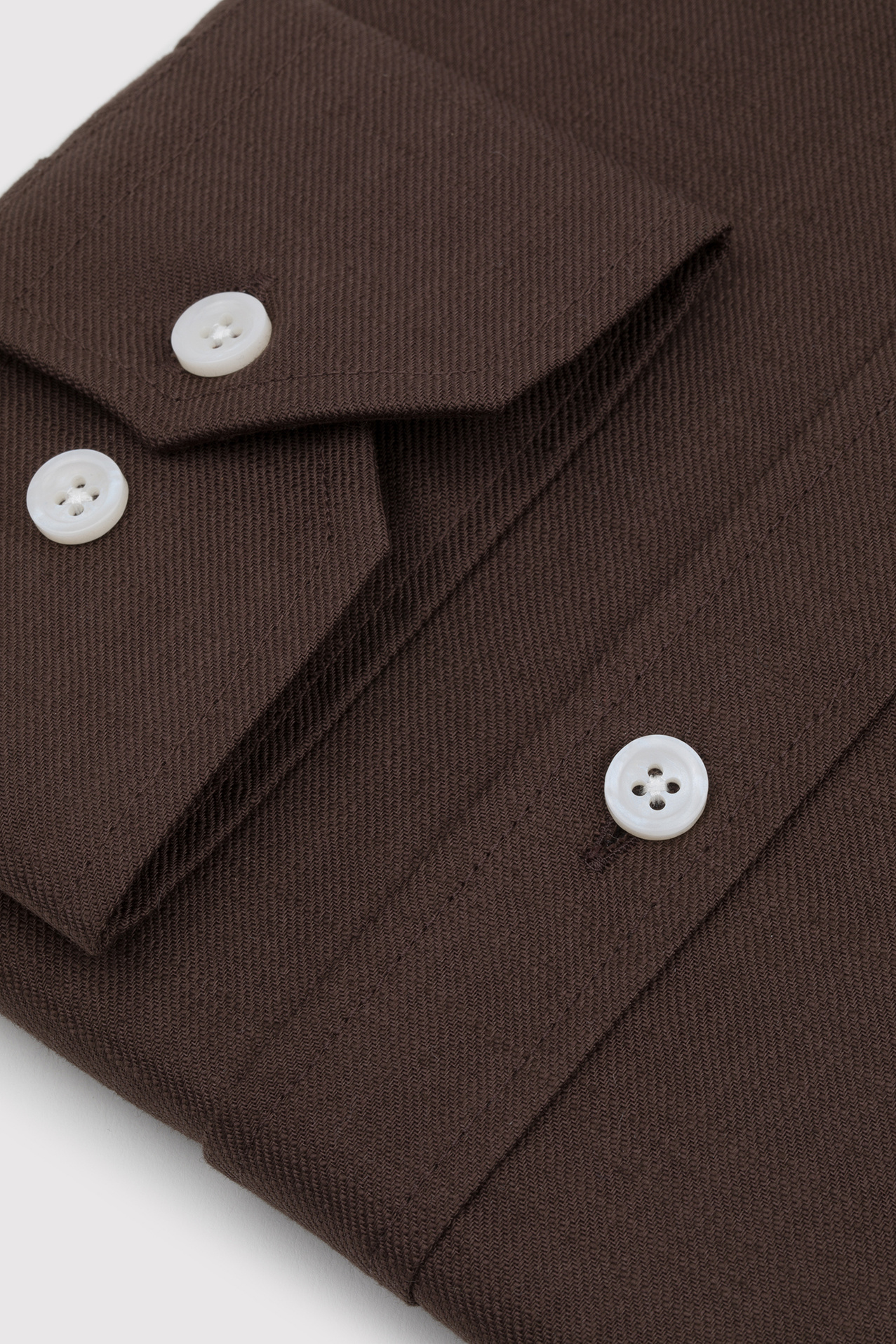 Brązowa bawełniana koszula męska - Pako Lorente