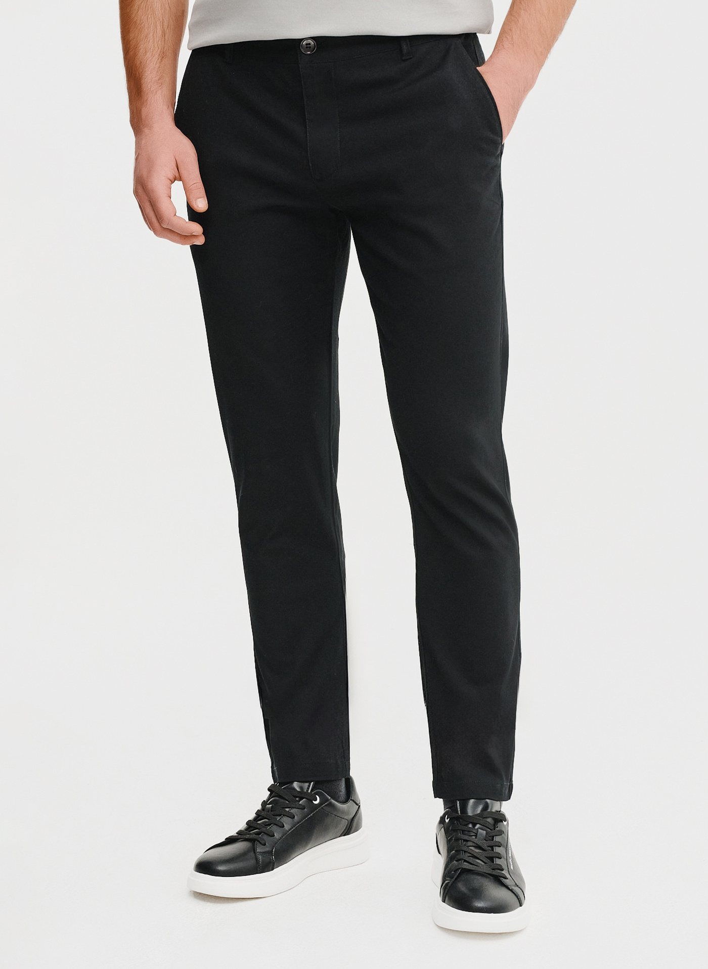 Spodnie męskie w kolorze czarnym - Pako Lorente