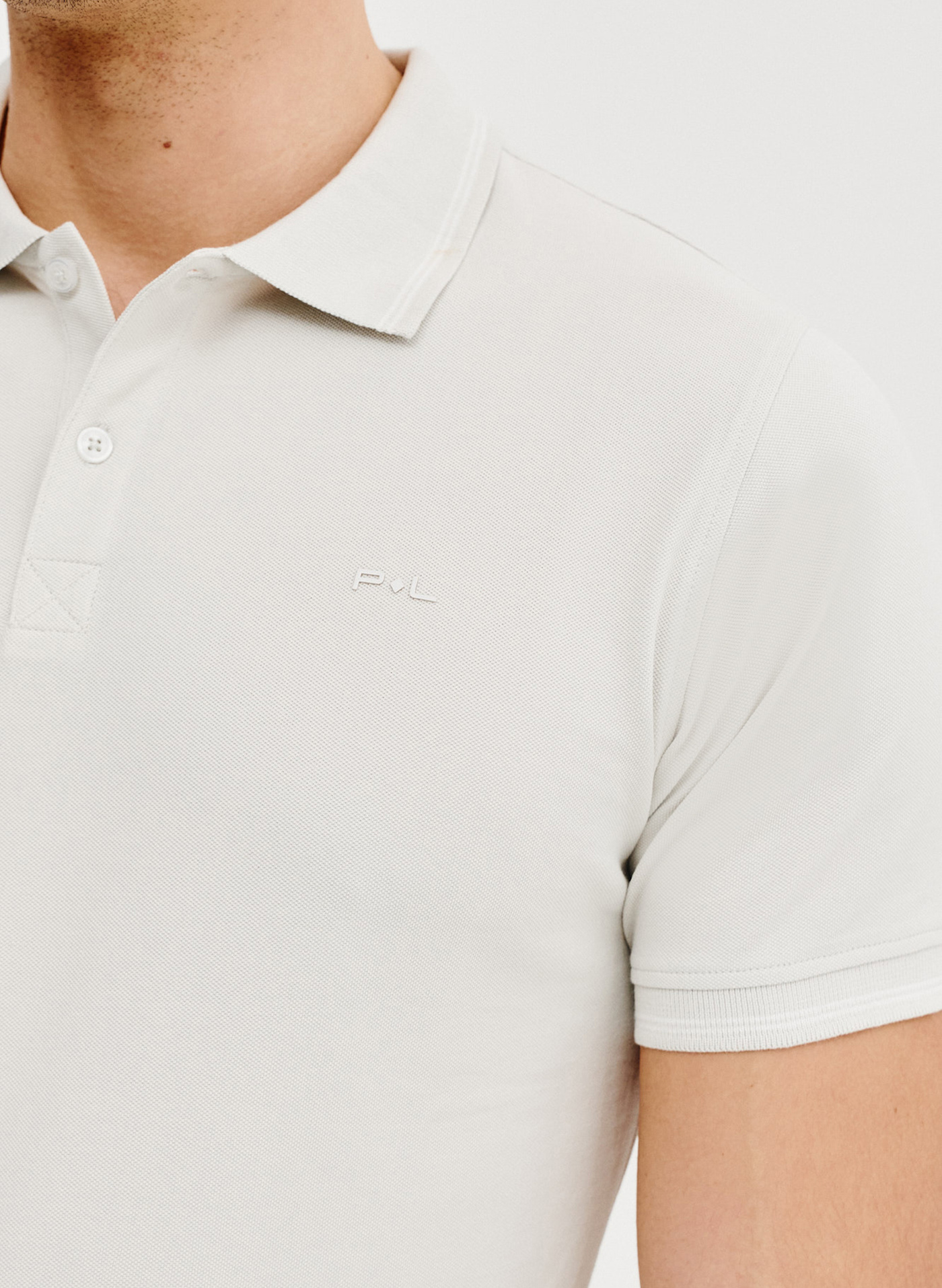 T-shirt polo w kolorze szarym - Pako Lorente