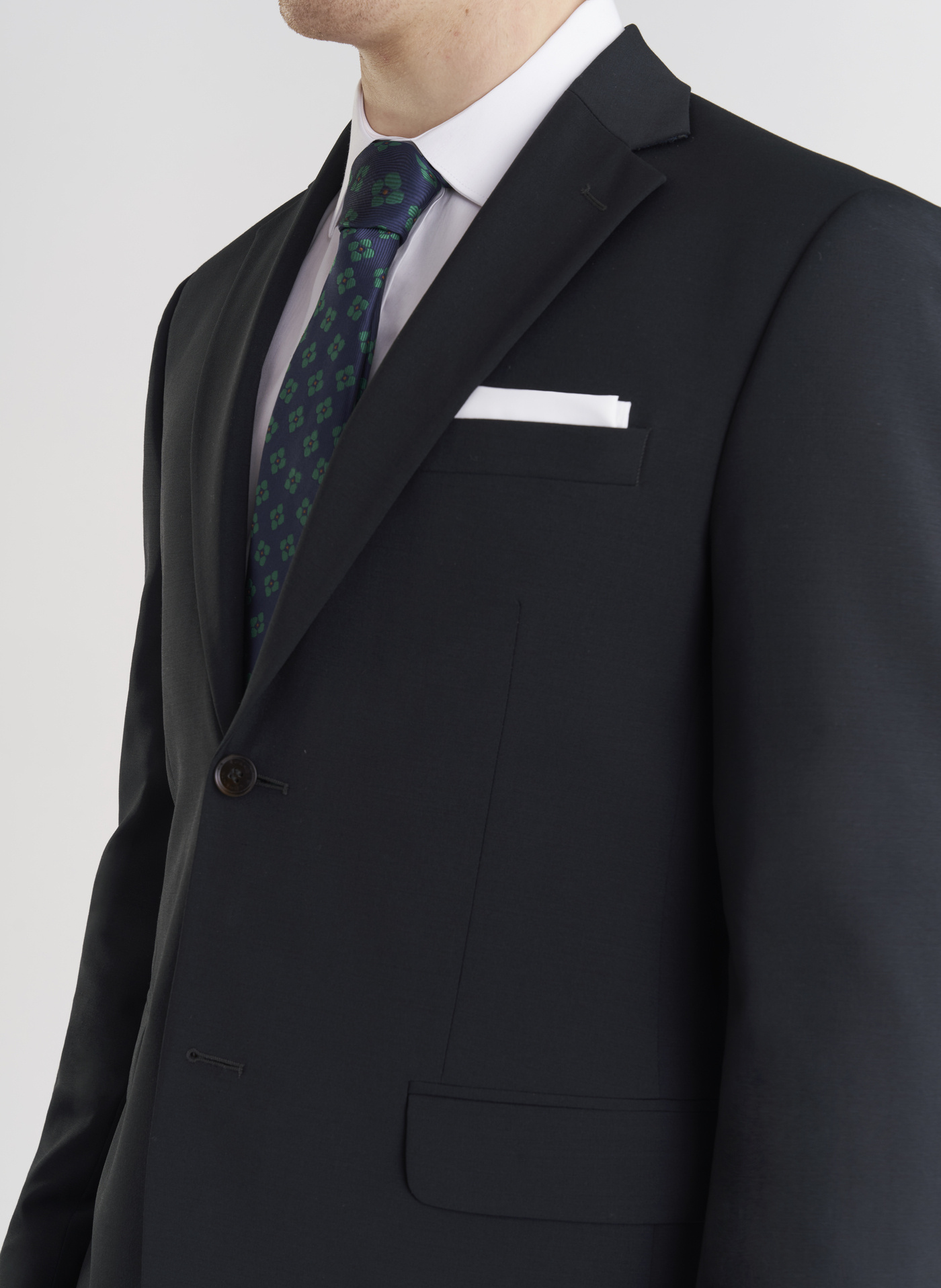 Wełniana zielona marynarka garniturowa - Pako Lorente