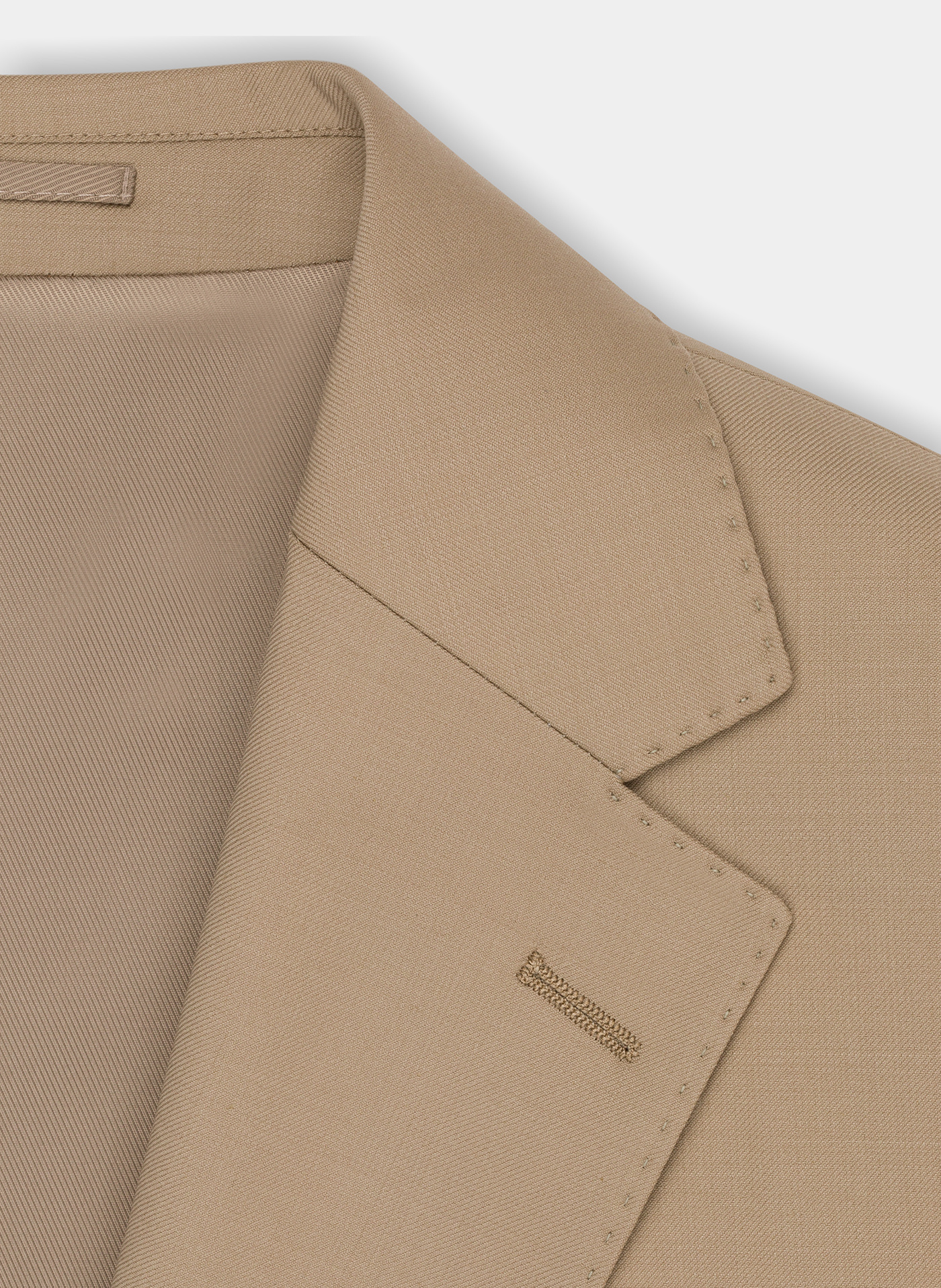 Beżowa garniturowa marynarka męska z wełną - Pako Lorente