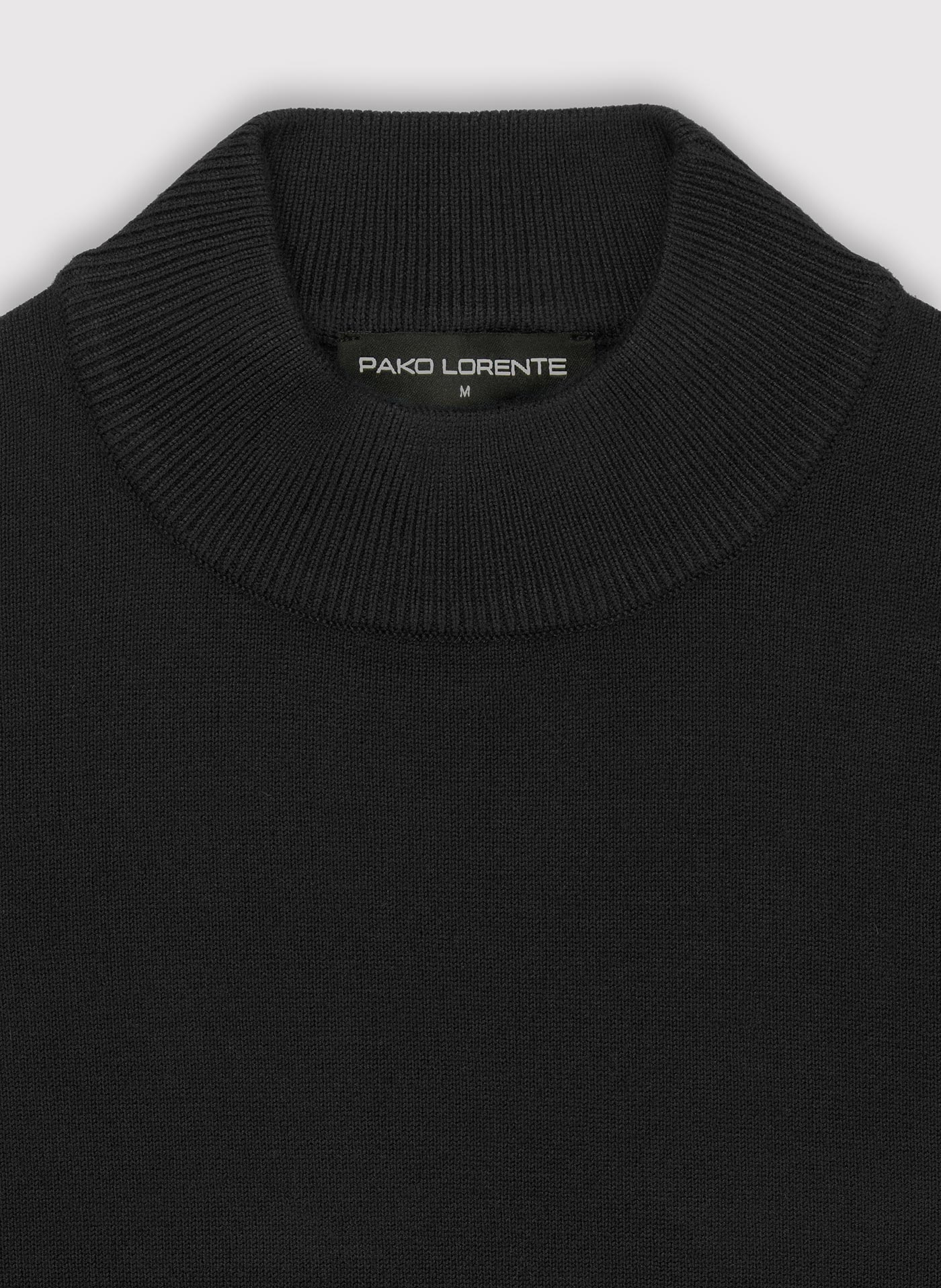 Czarny półgolf męski - Pako Lorente