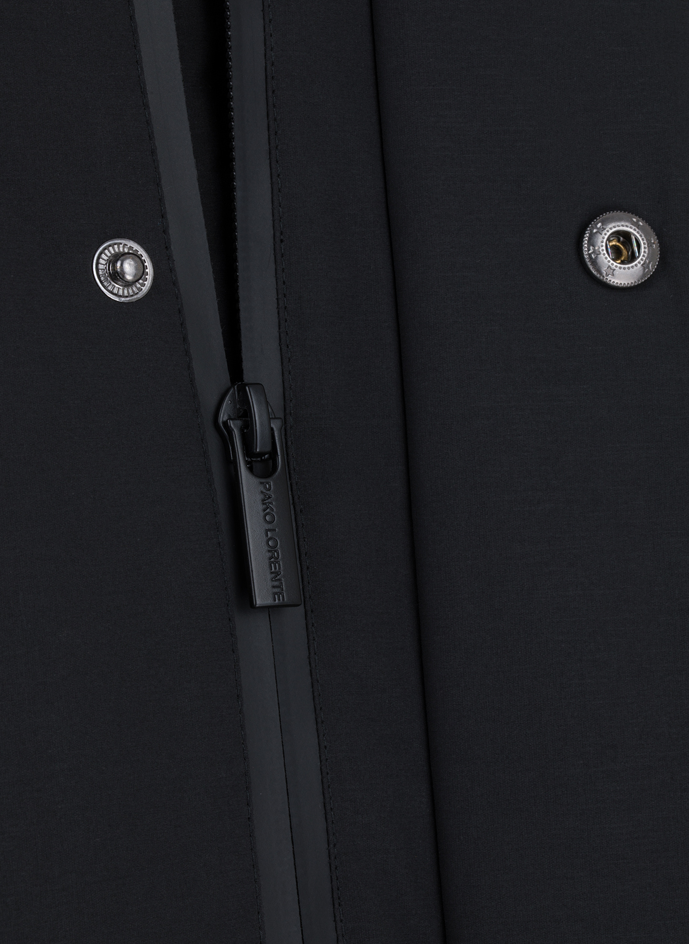 Kurtka męska z kapturem w kolorze czarnym - Pako Lorente