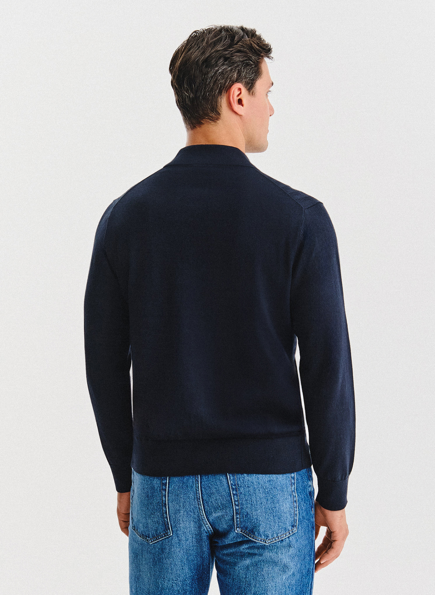 PAKO LORENTE - Bawełniany kardigan w kolorze granatowym - Pako Lorente