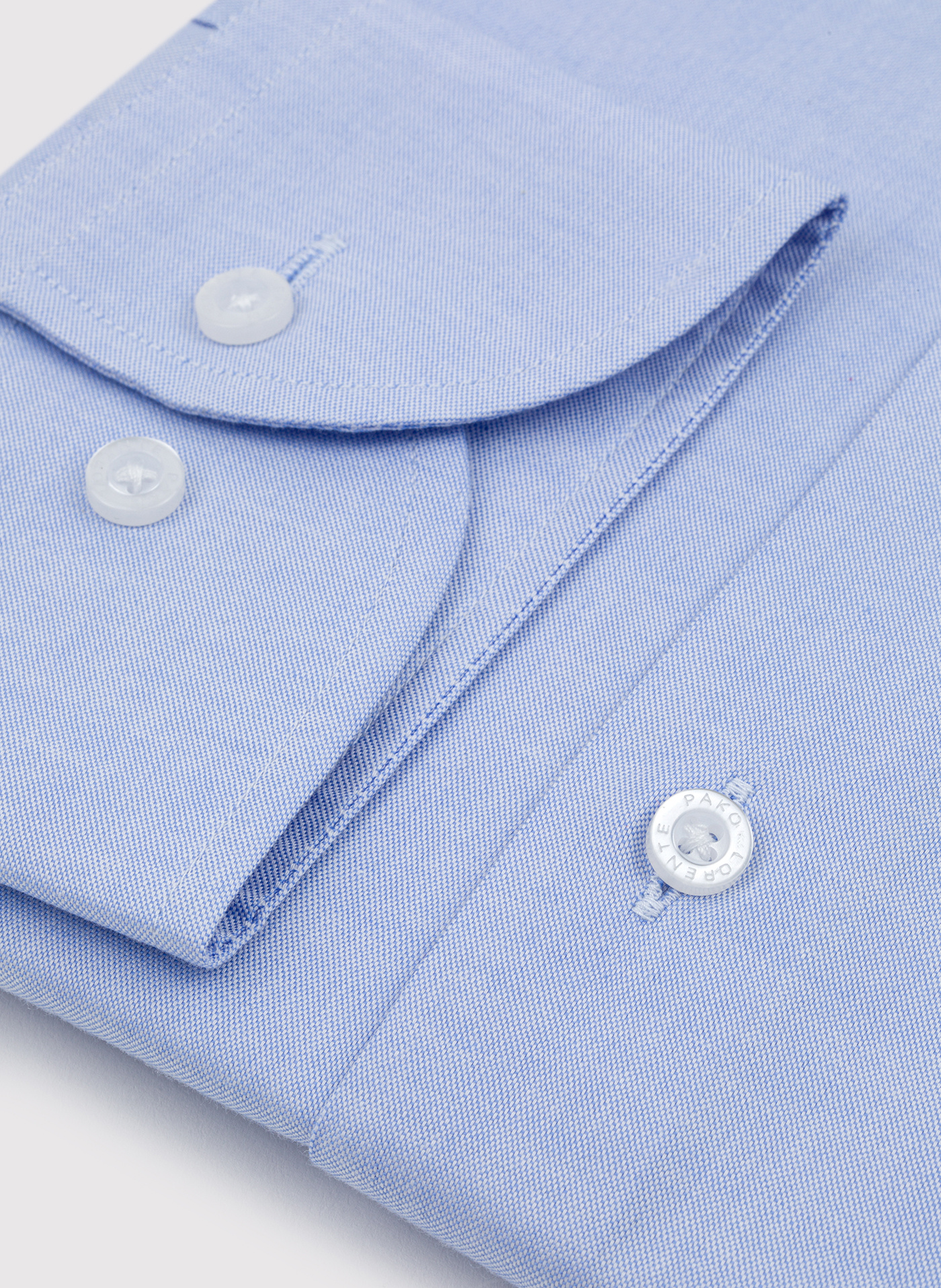 Niebieska koszula męska z długim rękawem - Pako Lorente