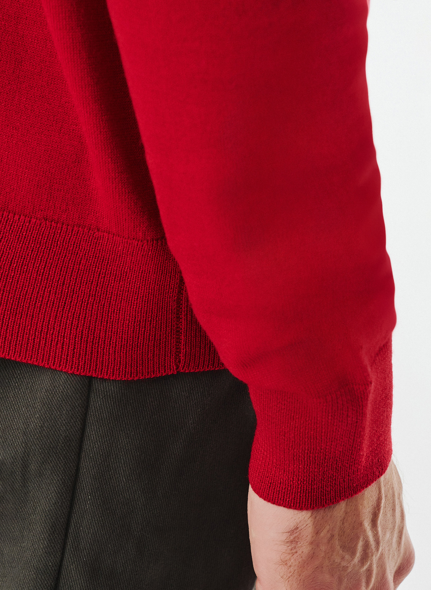 Czerwony męski sweter - Pako Lorente