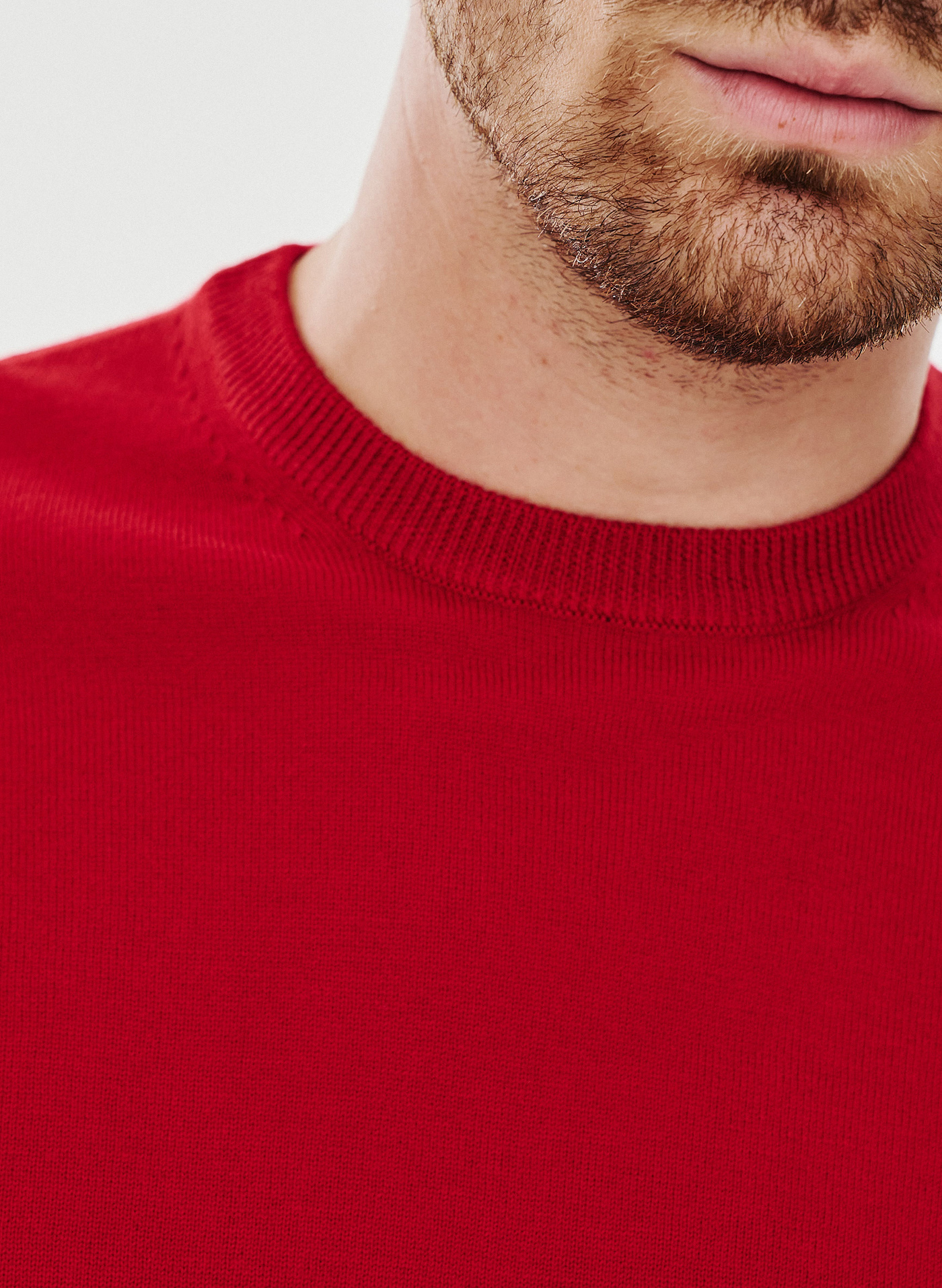 Czerwony męski sweter - Pako Lorente