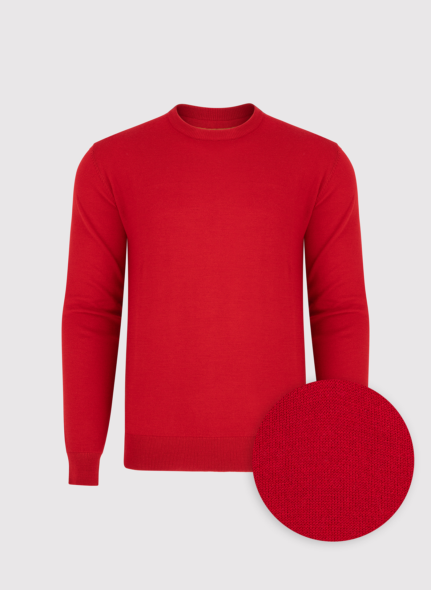 Czerwony męski sweter - Pako Lorente