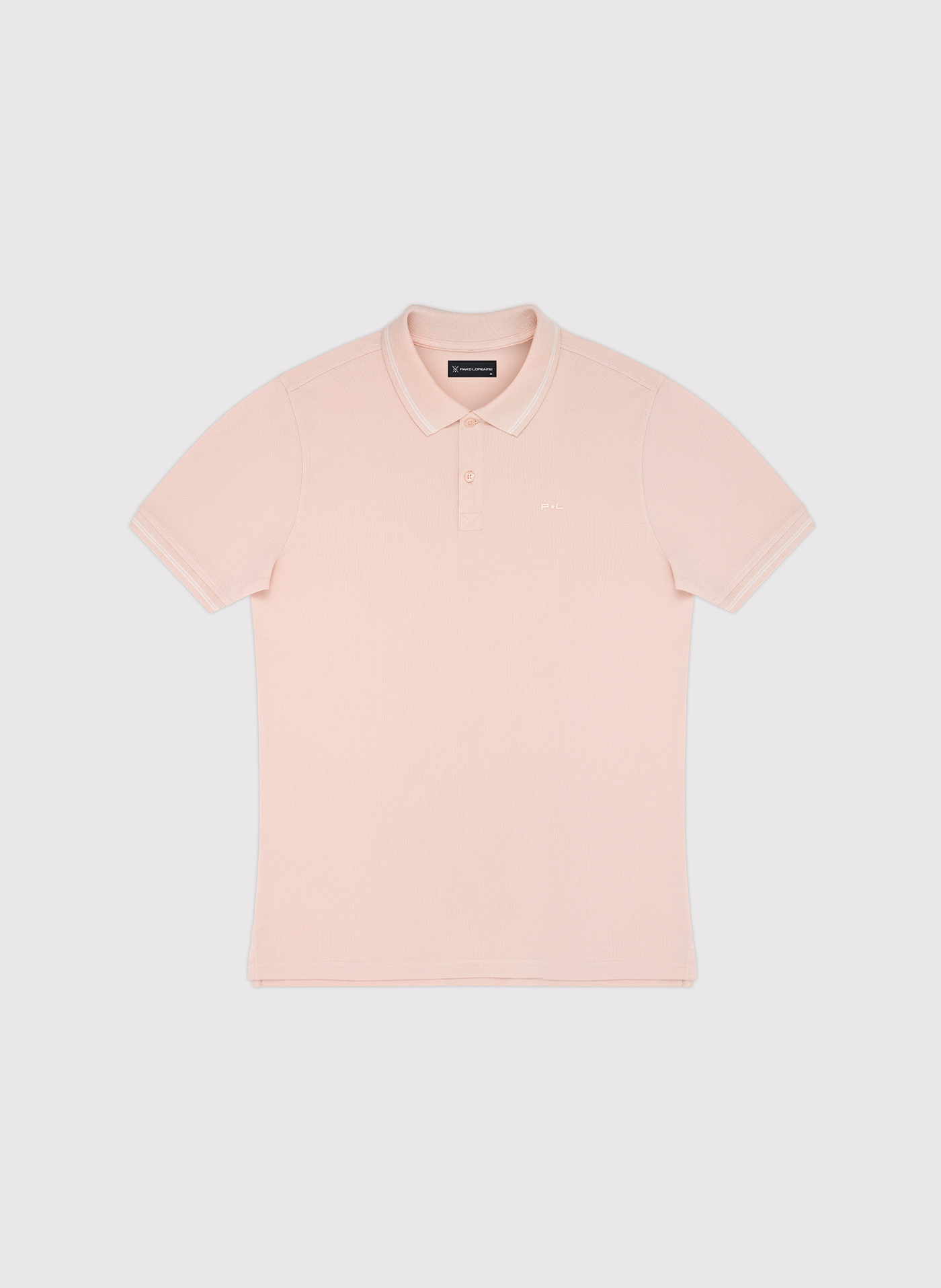 T-shirt polo w kolorze różowym - Pako Lorente