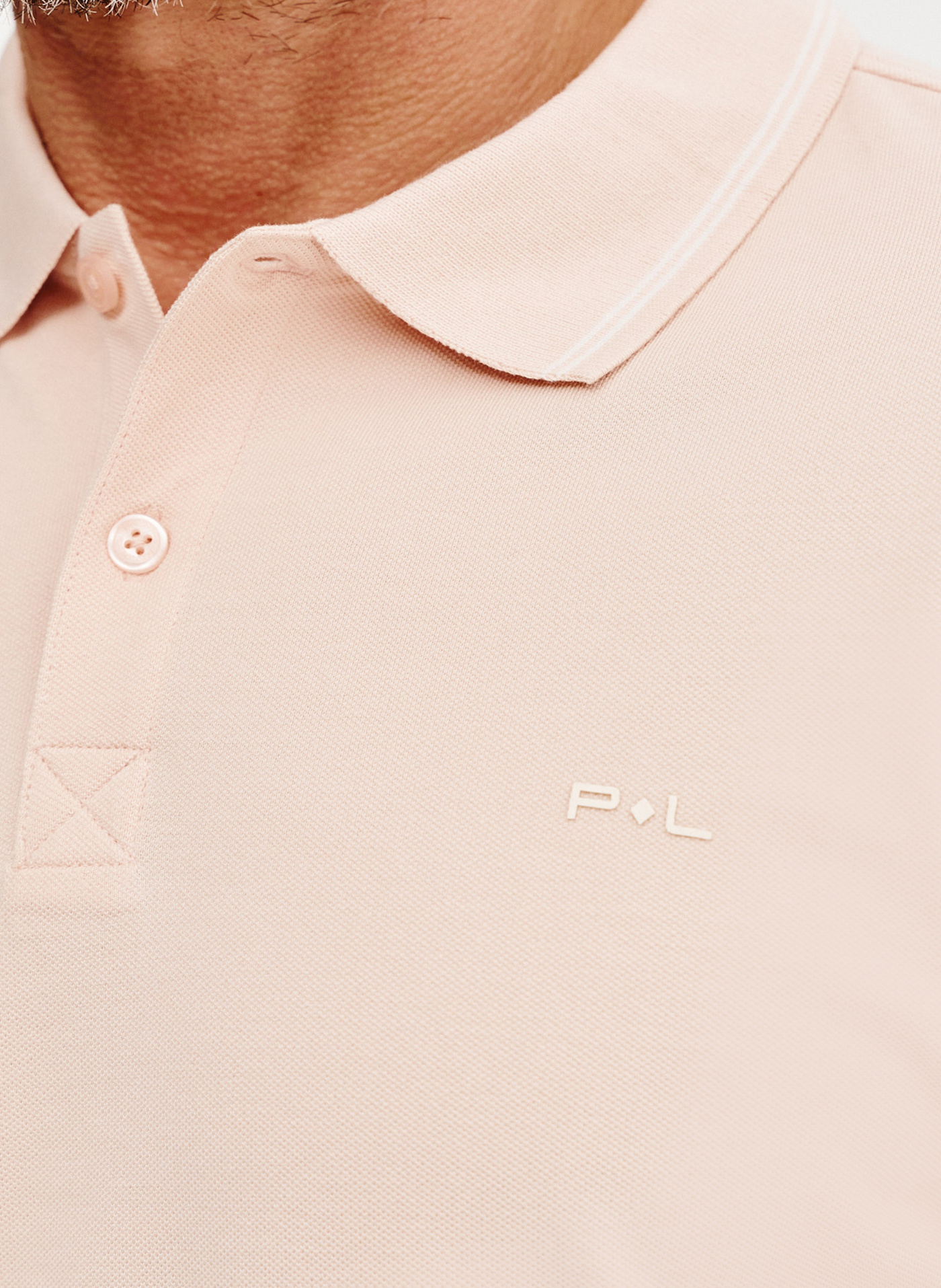 T-shirt polo w kolorze różowym - Pako Lorente