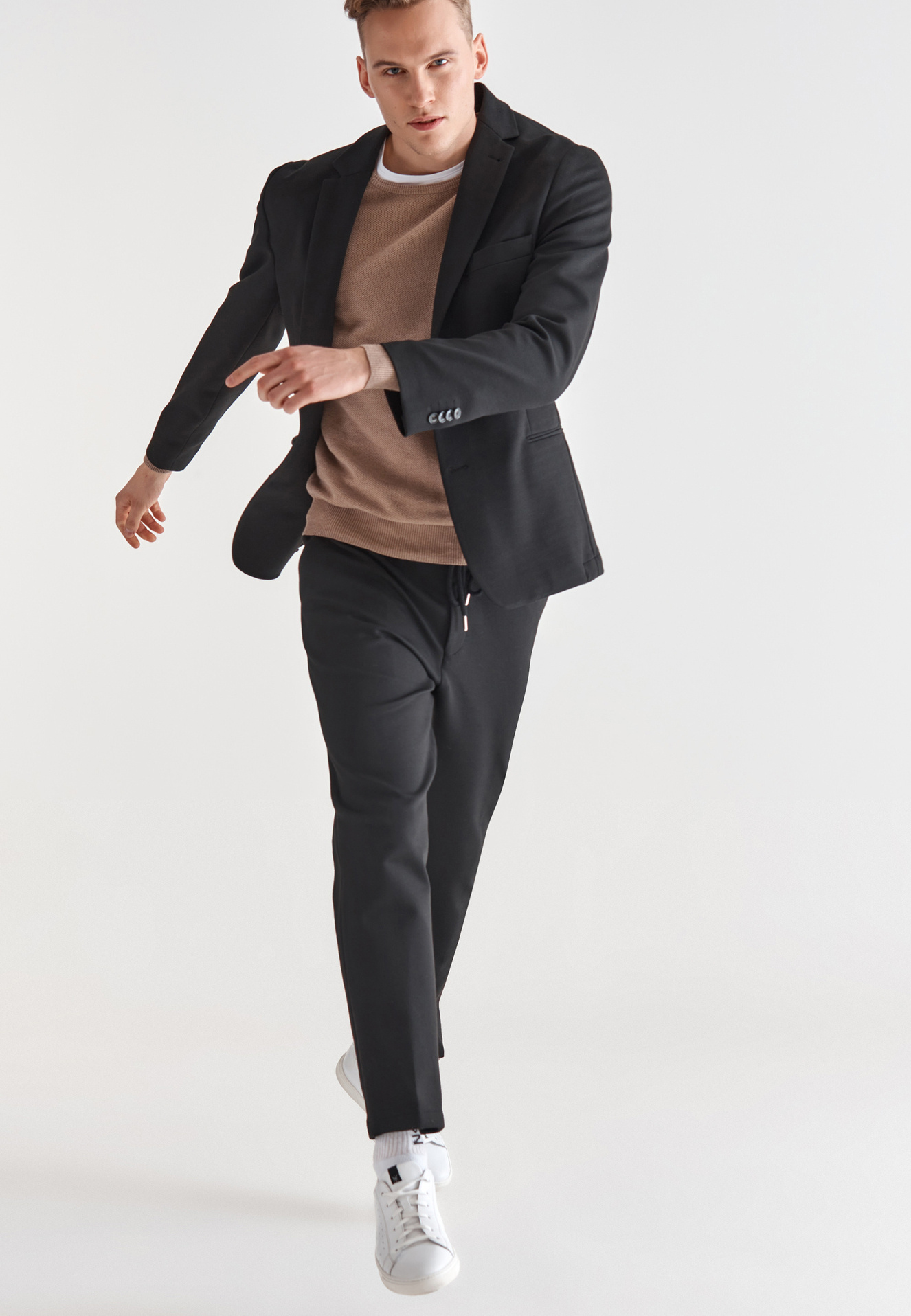 Spodnie męskie garniturowe M21SF-6G-052-C - Pako Lorente