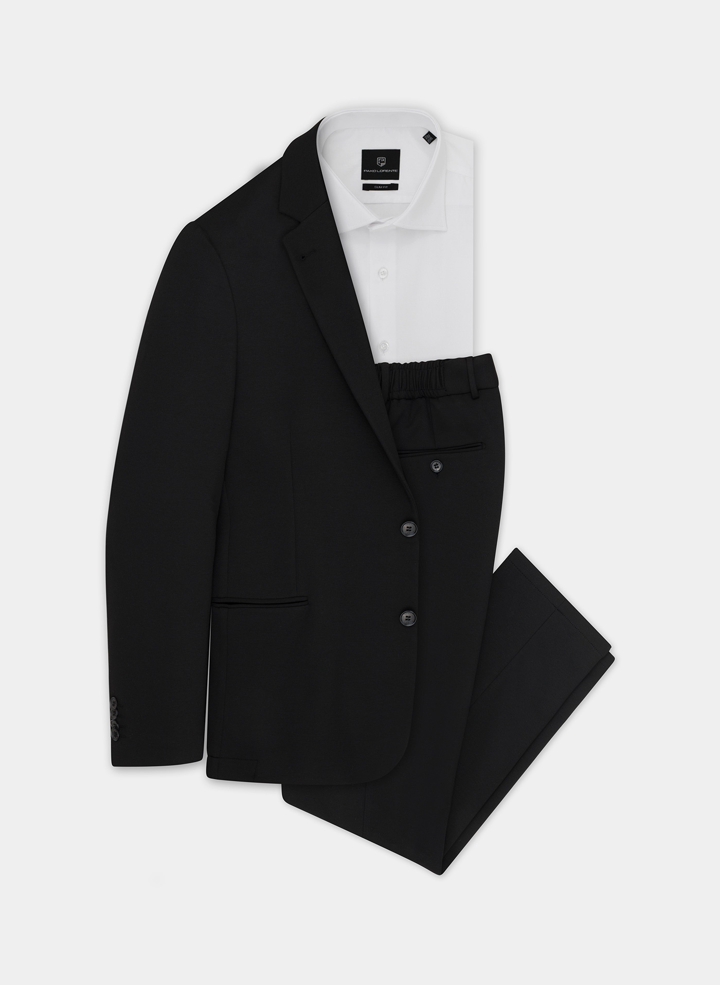 Spodnie męskie garniturowe M21SF-6G-052-C - Pako Lorente