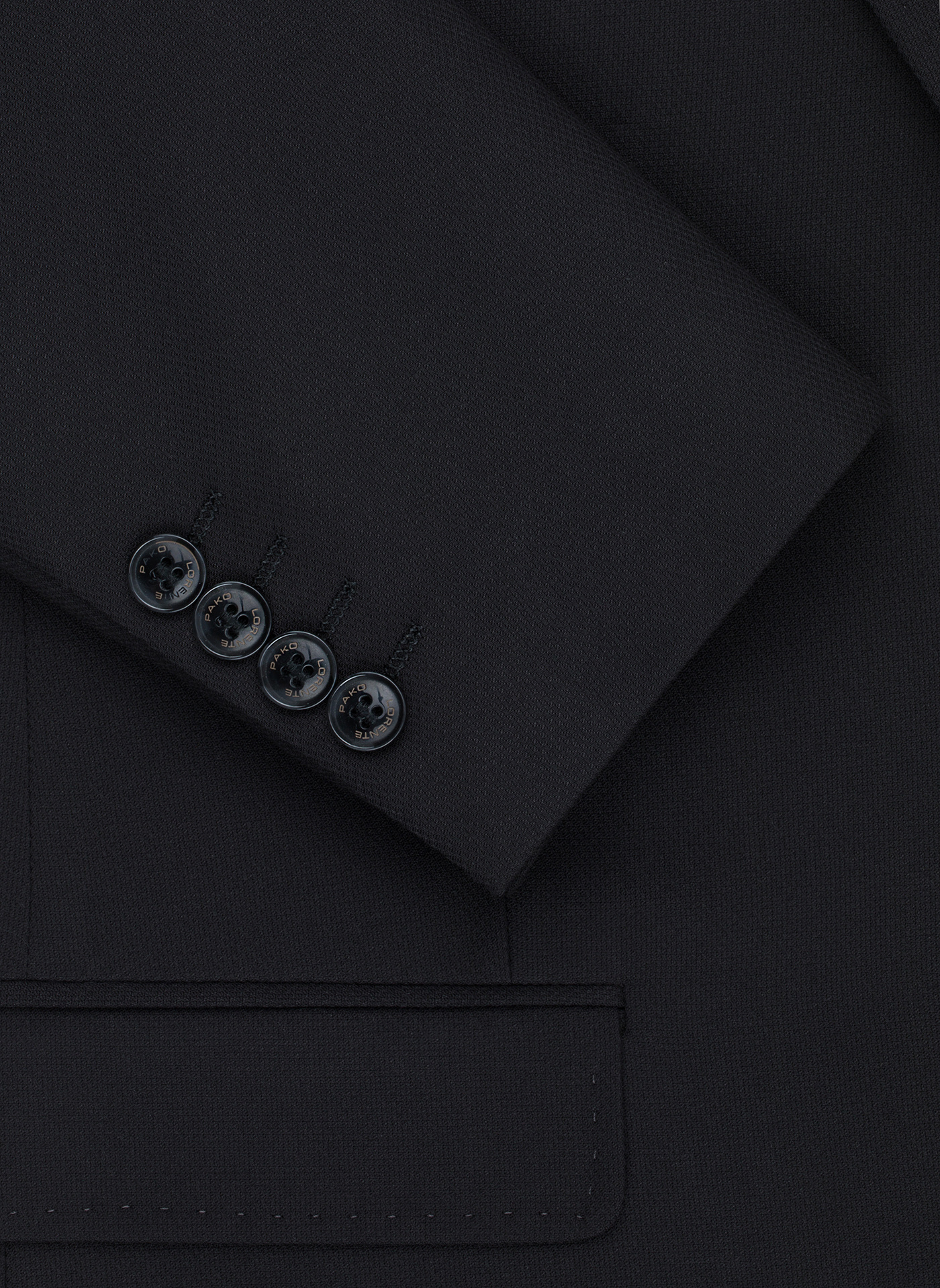Klasyczna marynarka męska w kolorze czarnym - Pako Lorente