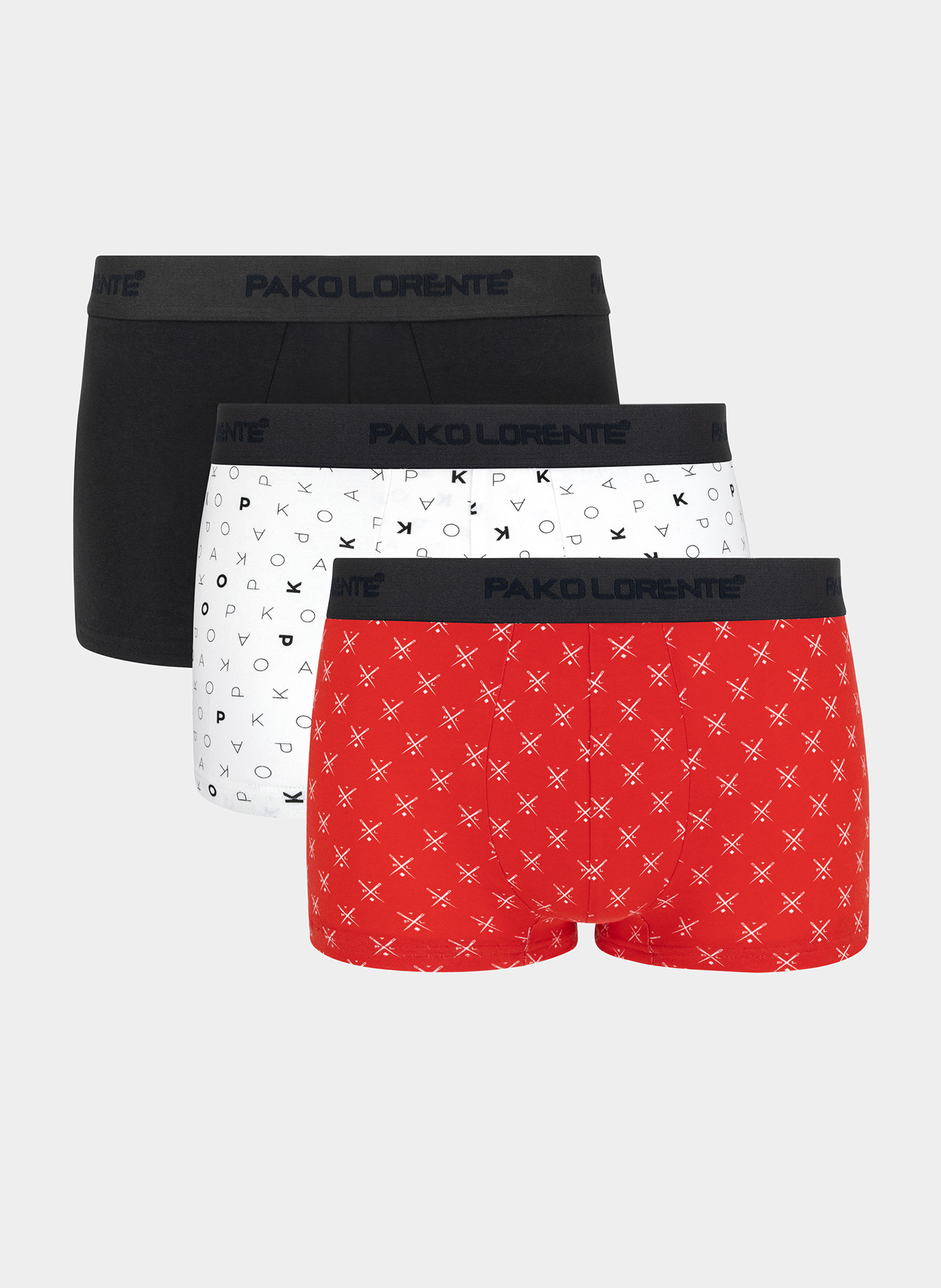 Bokserki męskie P21WF-GX-004-X zestaw 3 szt. - Pako Lorente