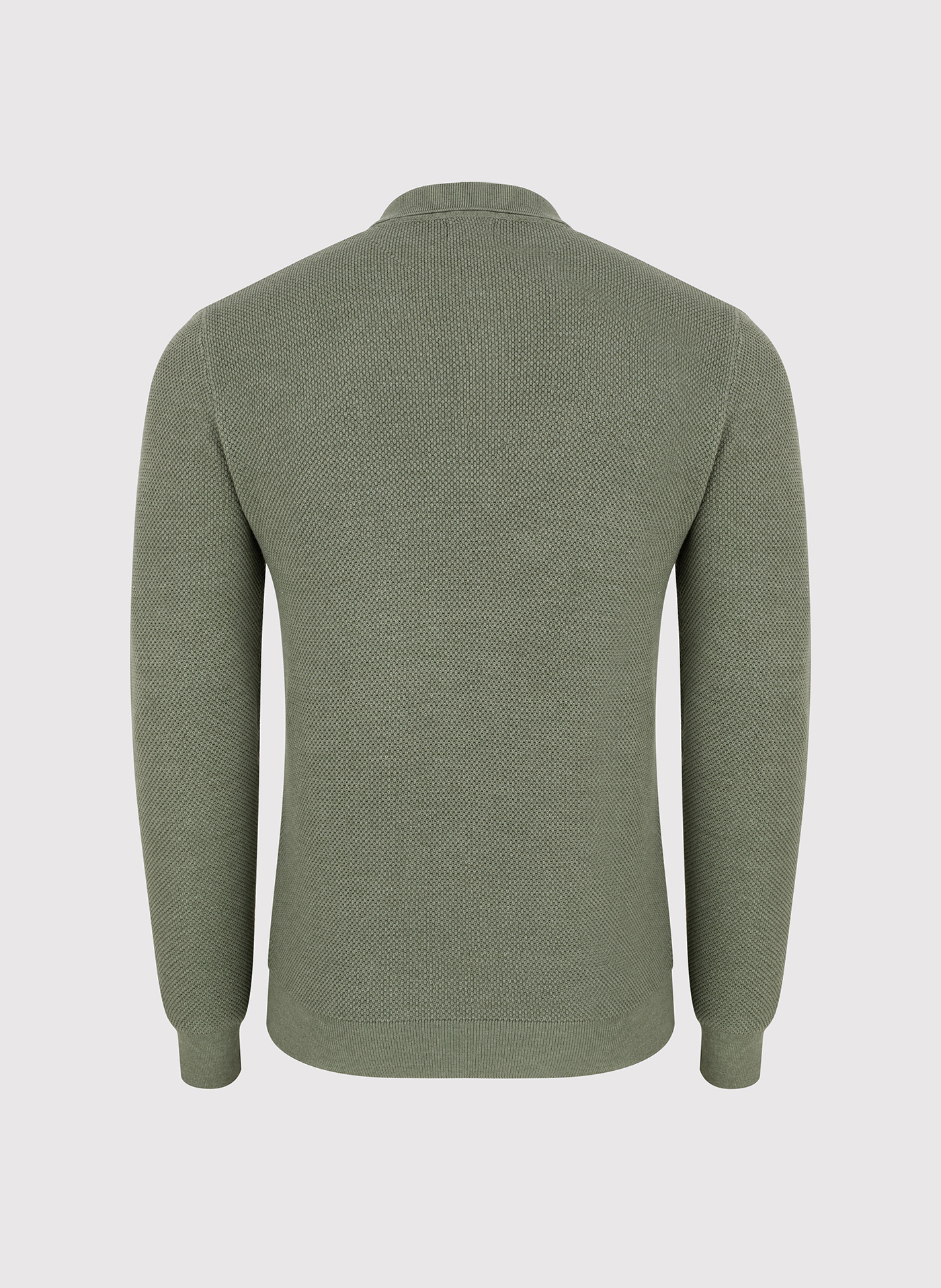 Zielony sweter męski z kołnierzykiem P24SF-2X-005-Z-0 - Pako Lorente - Pako Lorente