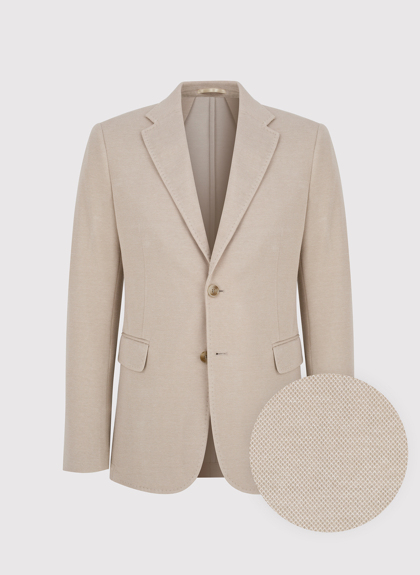 Dzianinowa marynarka w kolorze beżowym - Pako Lorente