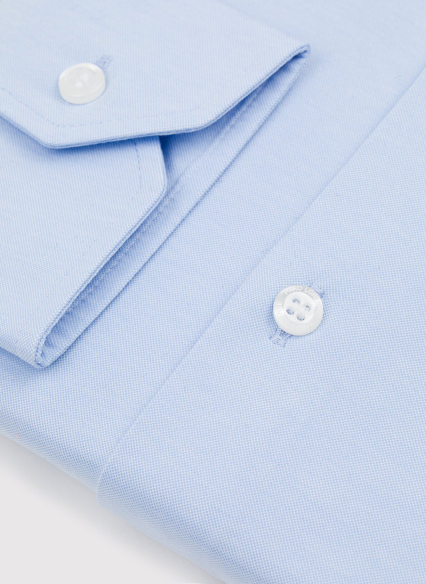 Niebieska koszula męska z długim rękawem - Pako Lorente