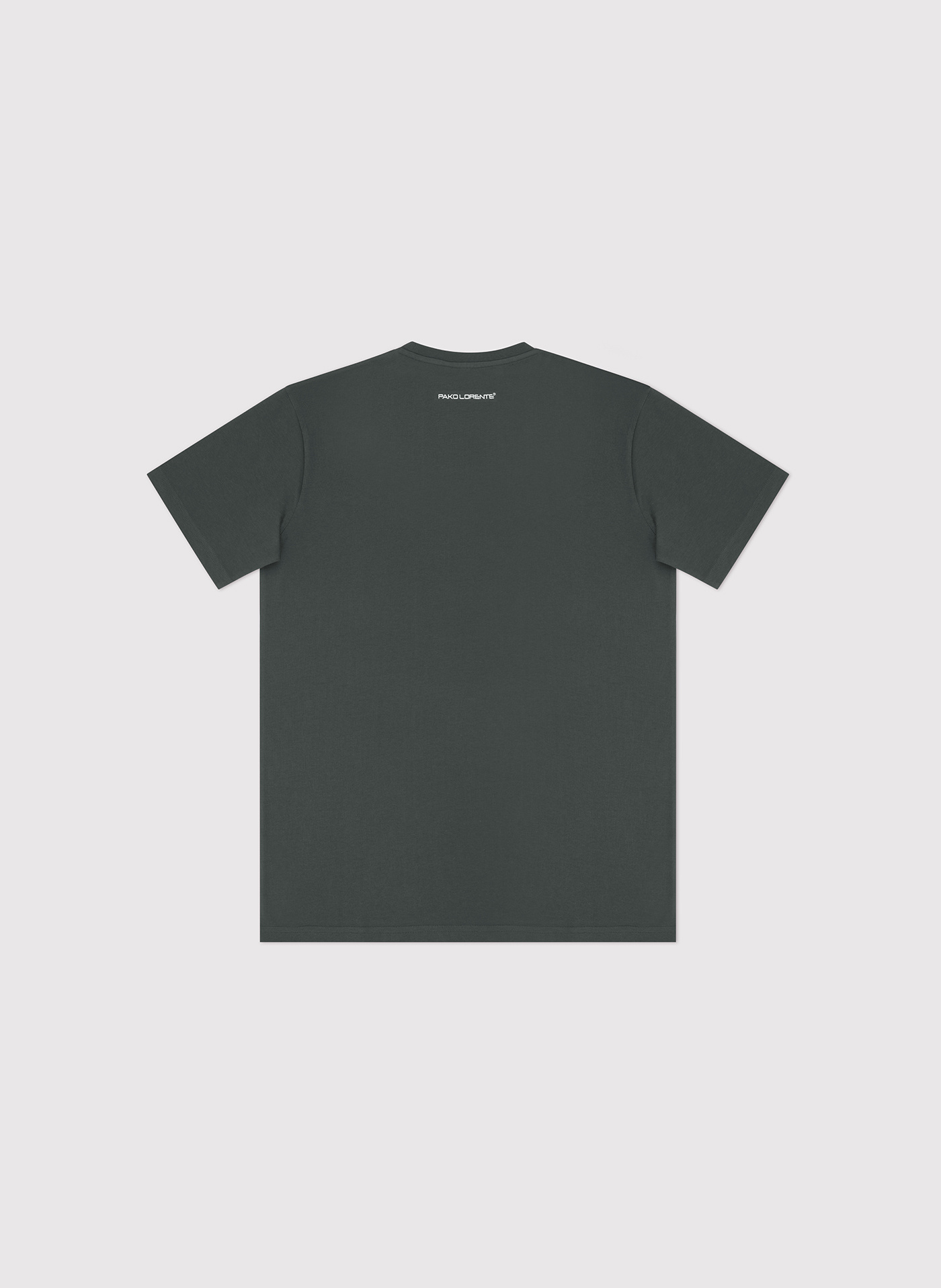 Bawełniany oliwkowy t-shirt - Pako Lorente