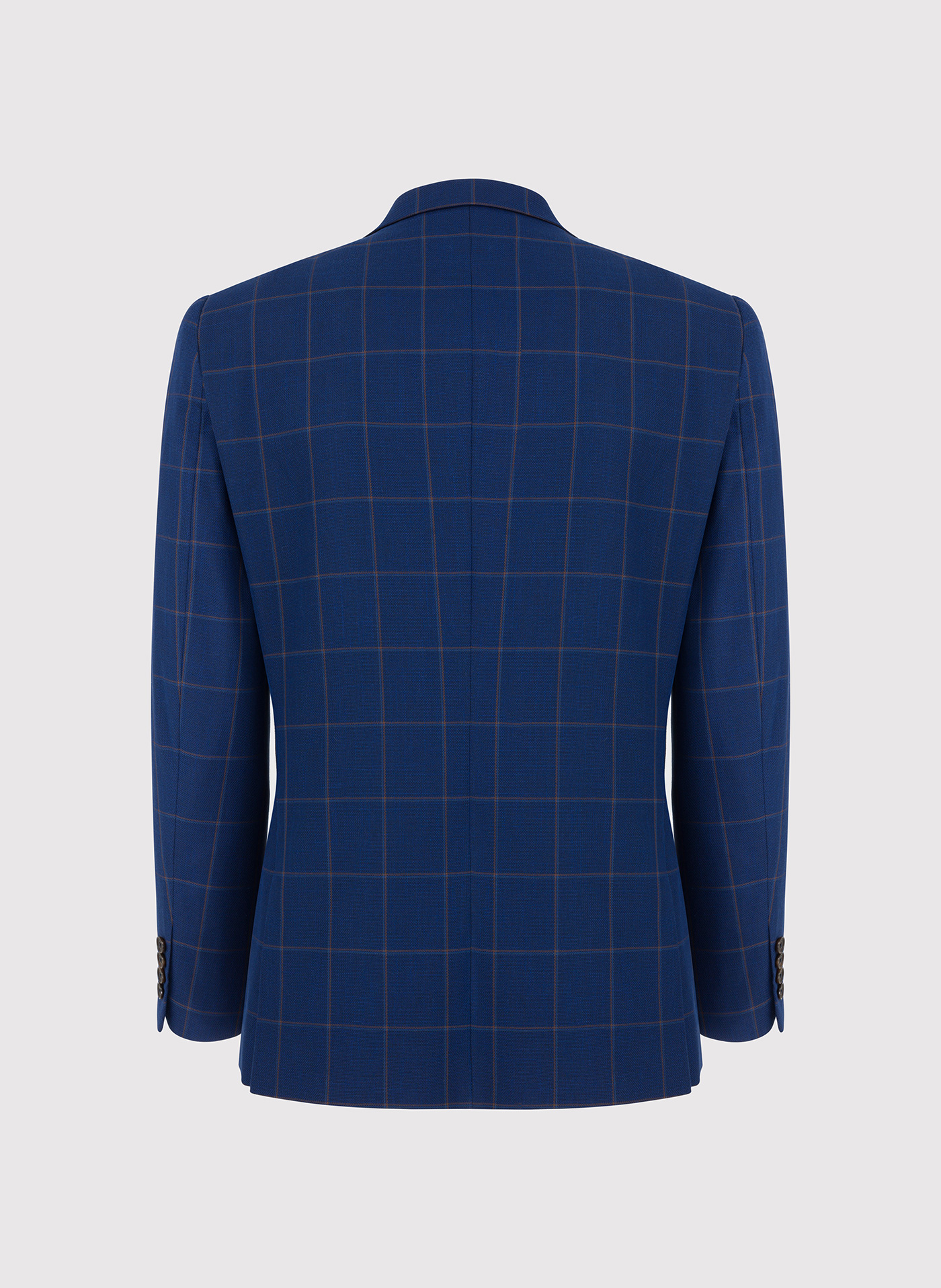 Granatowa marynarka casualowa w kratę - Pako Lorente