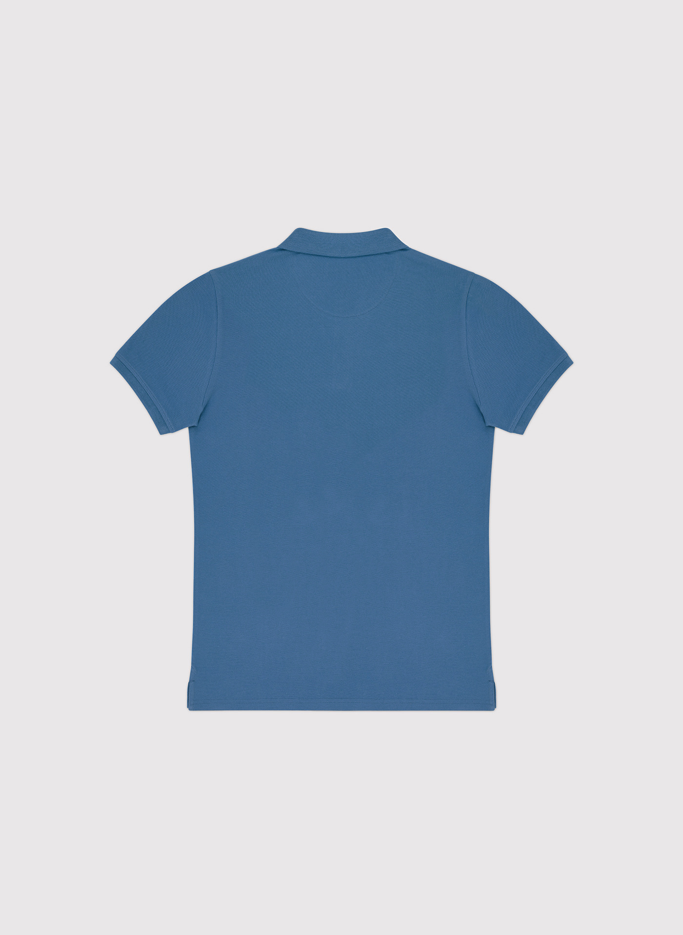 Gładki t-shirt polo w niebieskim kolorze - Pako Lorente