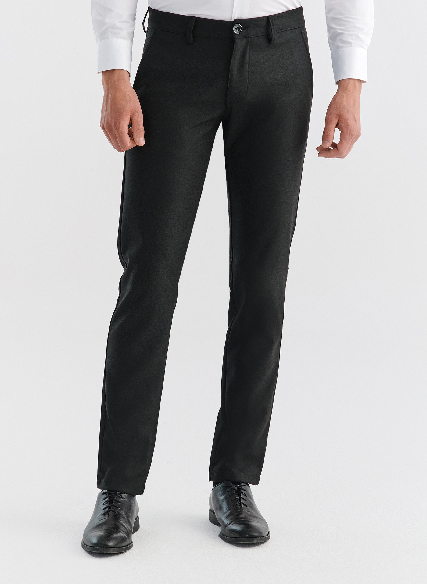 Spodnie męskie czarne P22WF-WX-003-C-0 - Pako Lorente