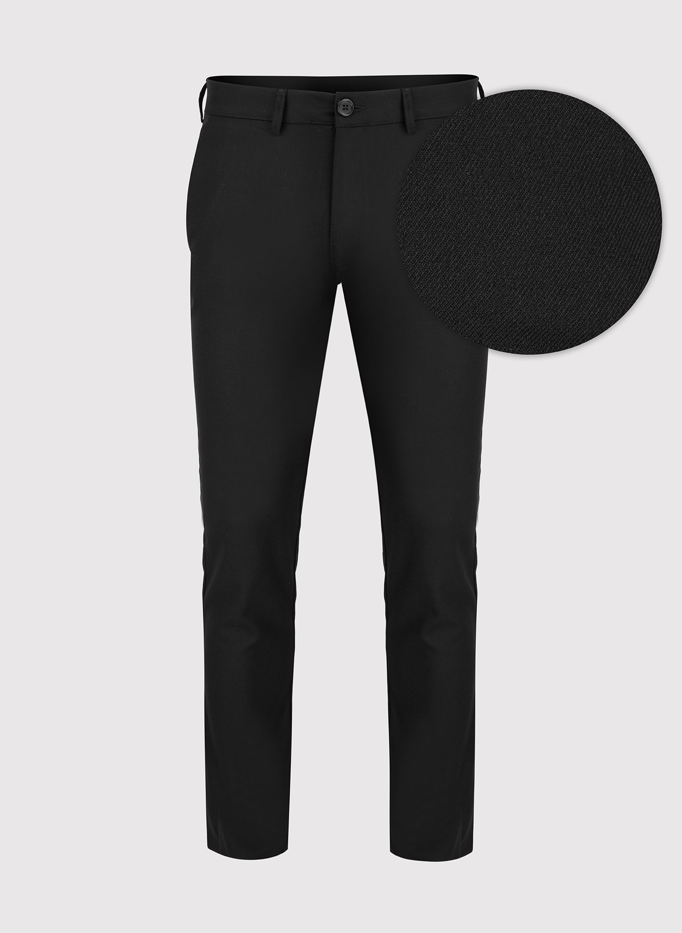 Spodnie męskie czarne P22WF-WX-003-C-0 - Pako Lorente