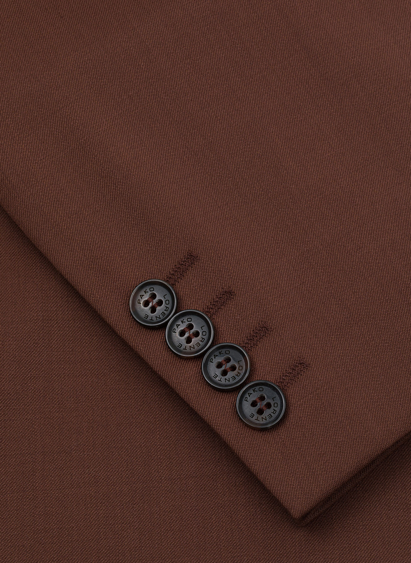 Gładka marynarka garniturowa w kolorze brązowym - Pako Lorente