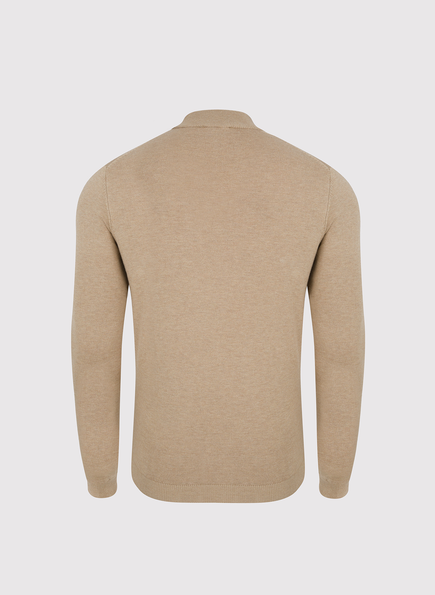 PAKO LORENTE - Półgolf męski w beżowym kolorze - Pako Lorente