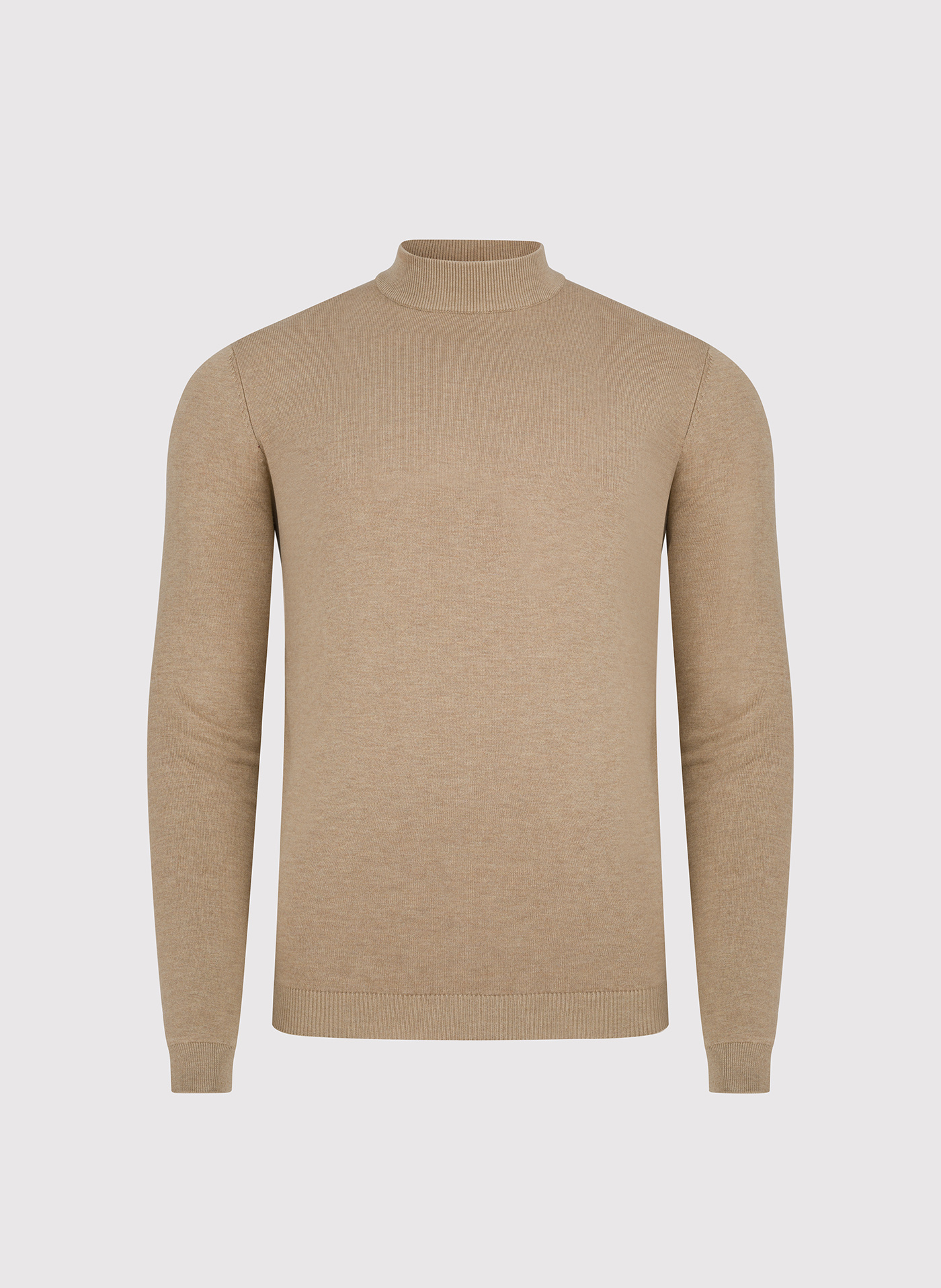 PAKO LORENTE - Półgolf męski w beżowym kolorze - Pako Lorente