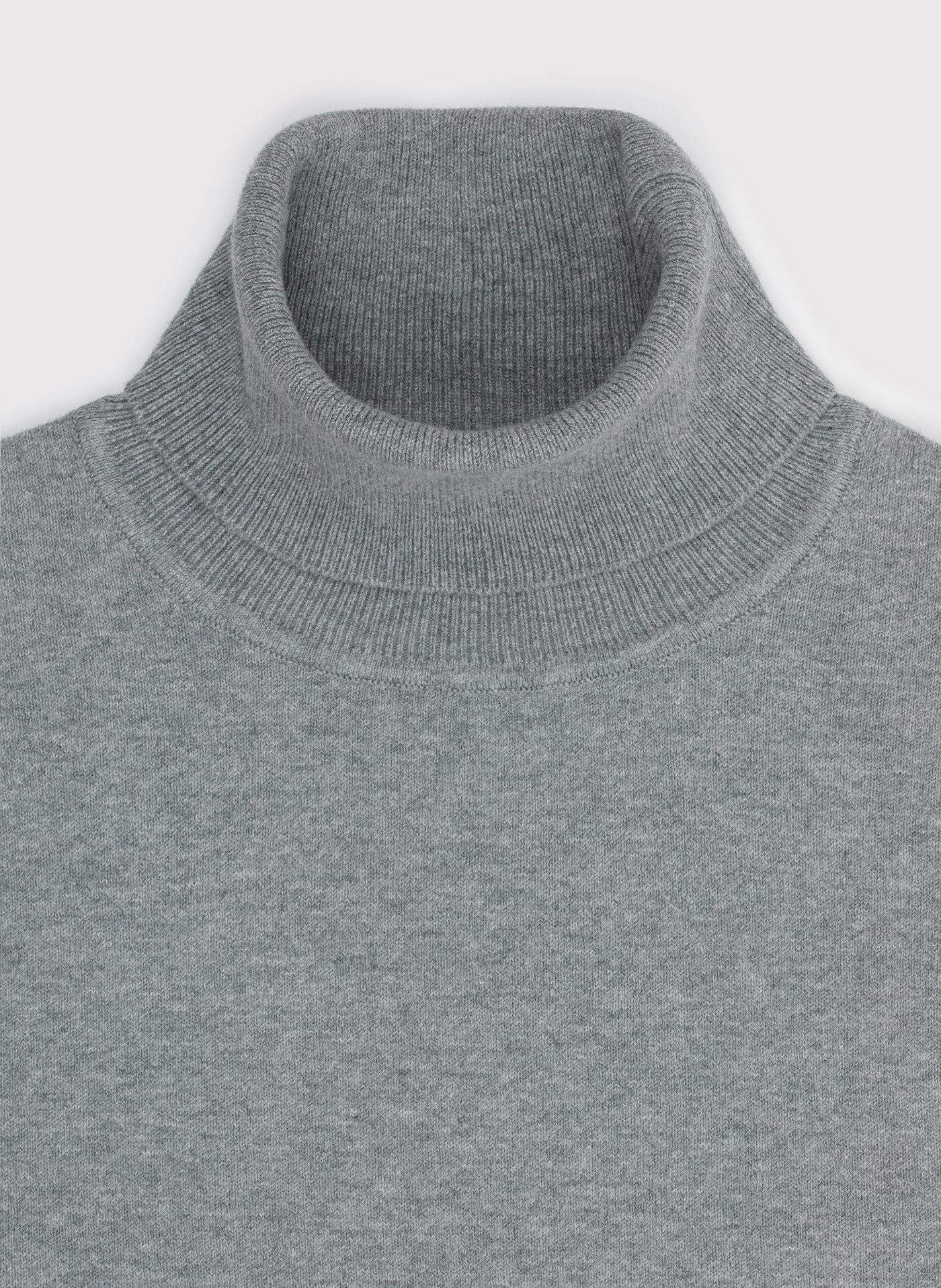 Szary gładki golf męski - Pako Lorente