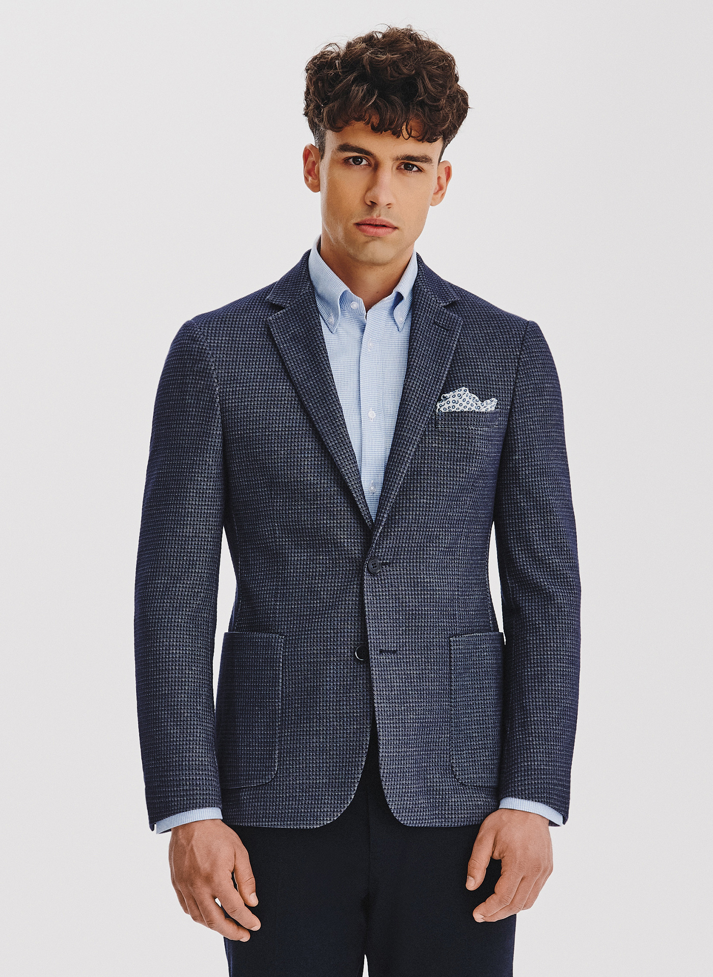 PAKO LORENTE - Casualowa marynarka męska w kolorze granatowym - Pako Lorente