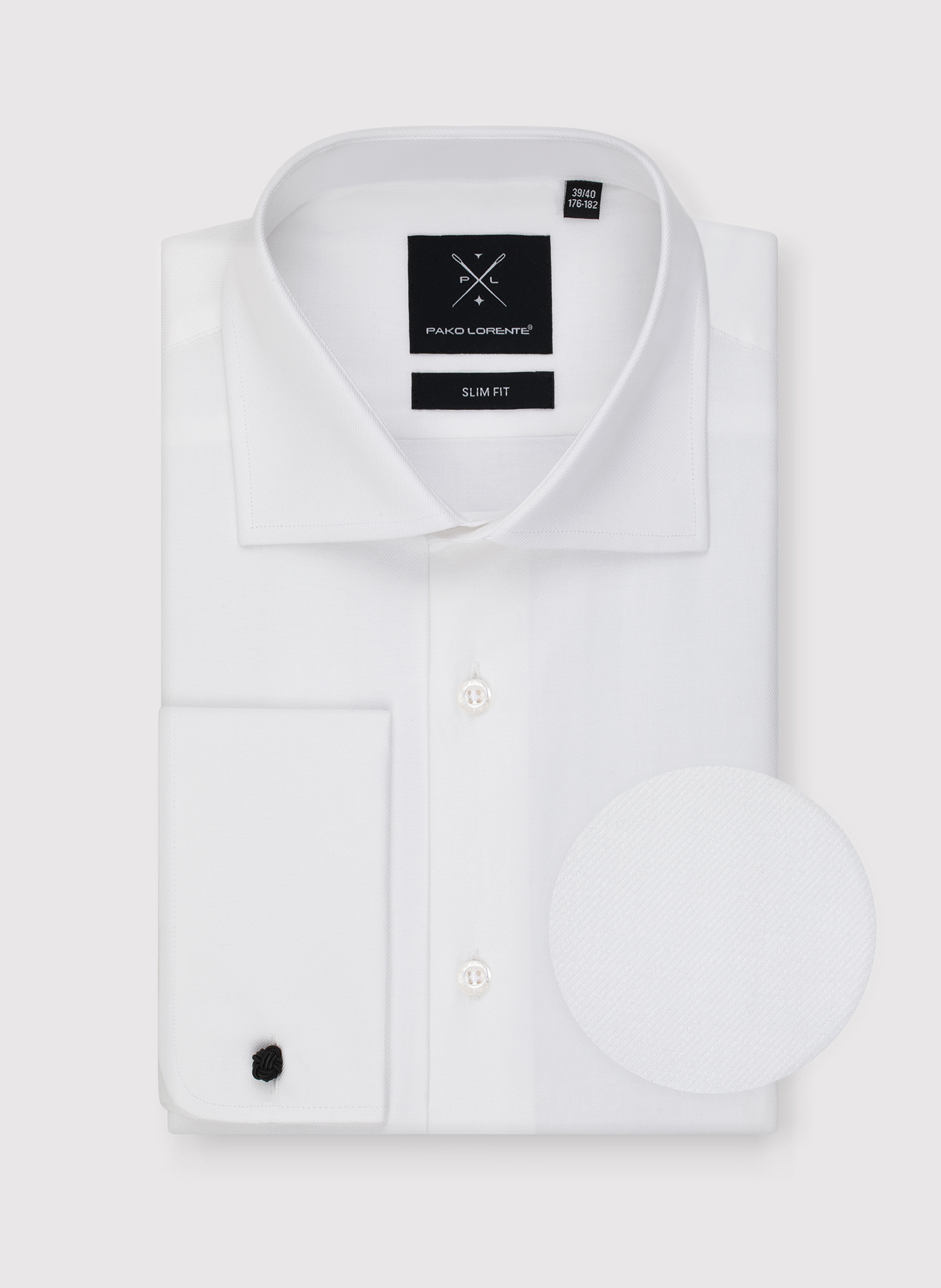 PAKO LORENTE - Koszula męska na spinki - Pako Lorente