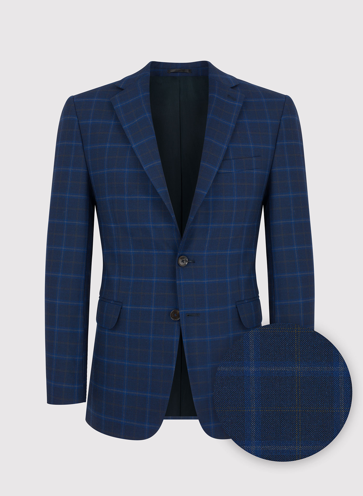 Kraciasta marynarka garniturowa z wełną - Pako Lorente