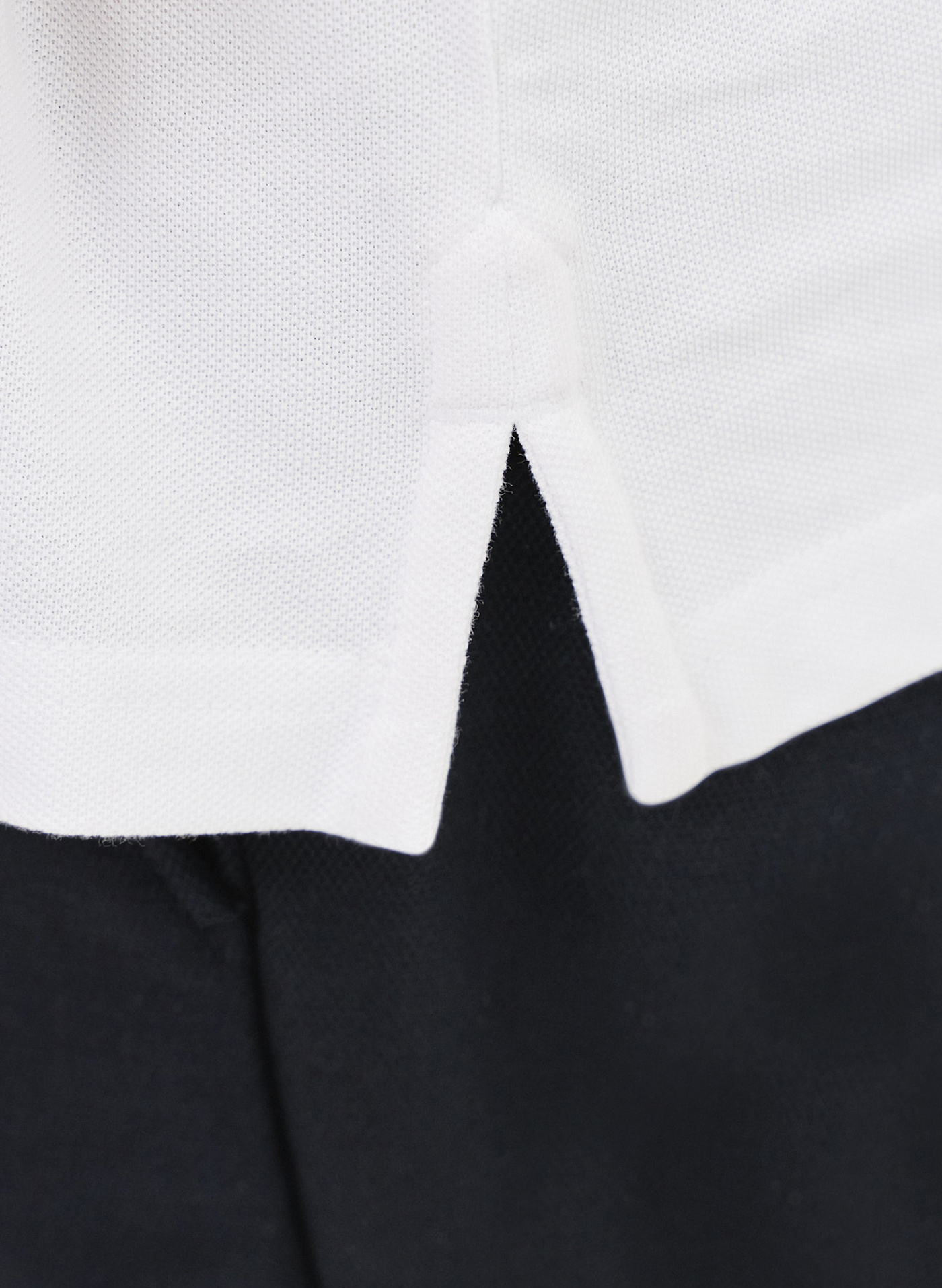 Gładki t-shirt polo w białym kolorze - Pako Lorente