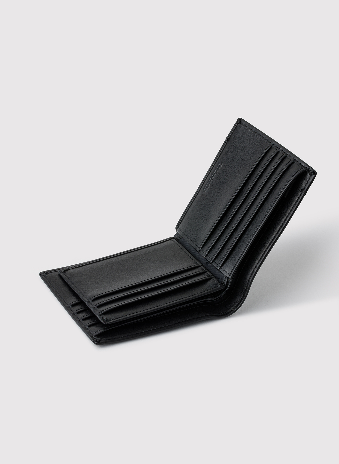 PAKO LORENTE - Pleciony portfel męski w kolorze czarnym - Pako Lorente