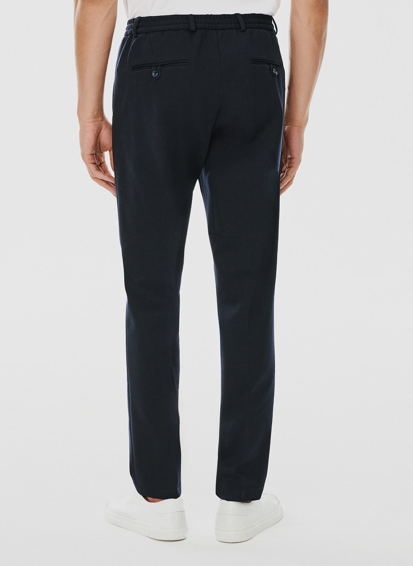 Granatowe spodnie garniturowe - Pako Lorente