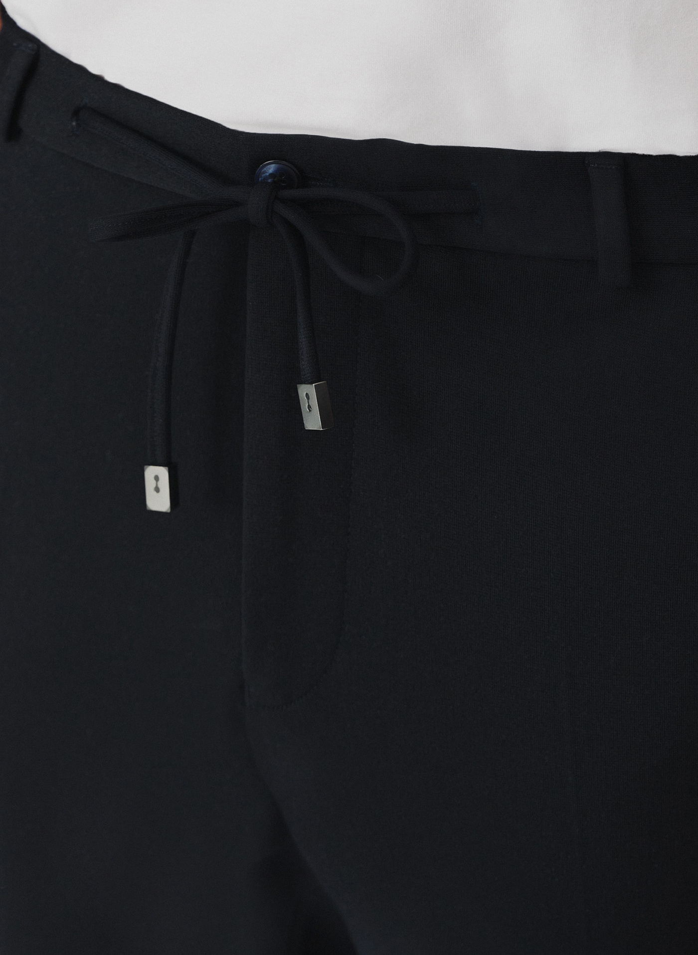 Granatowe spodnie garniturowe - Pako Lorente