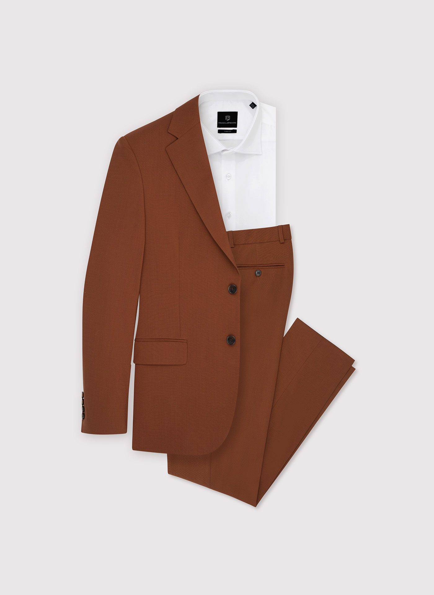 Rude gładkie spodnie garniturowe P22WP-6G-028-A-S - Pako Lorente