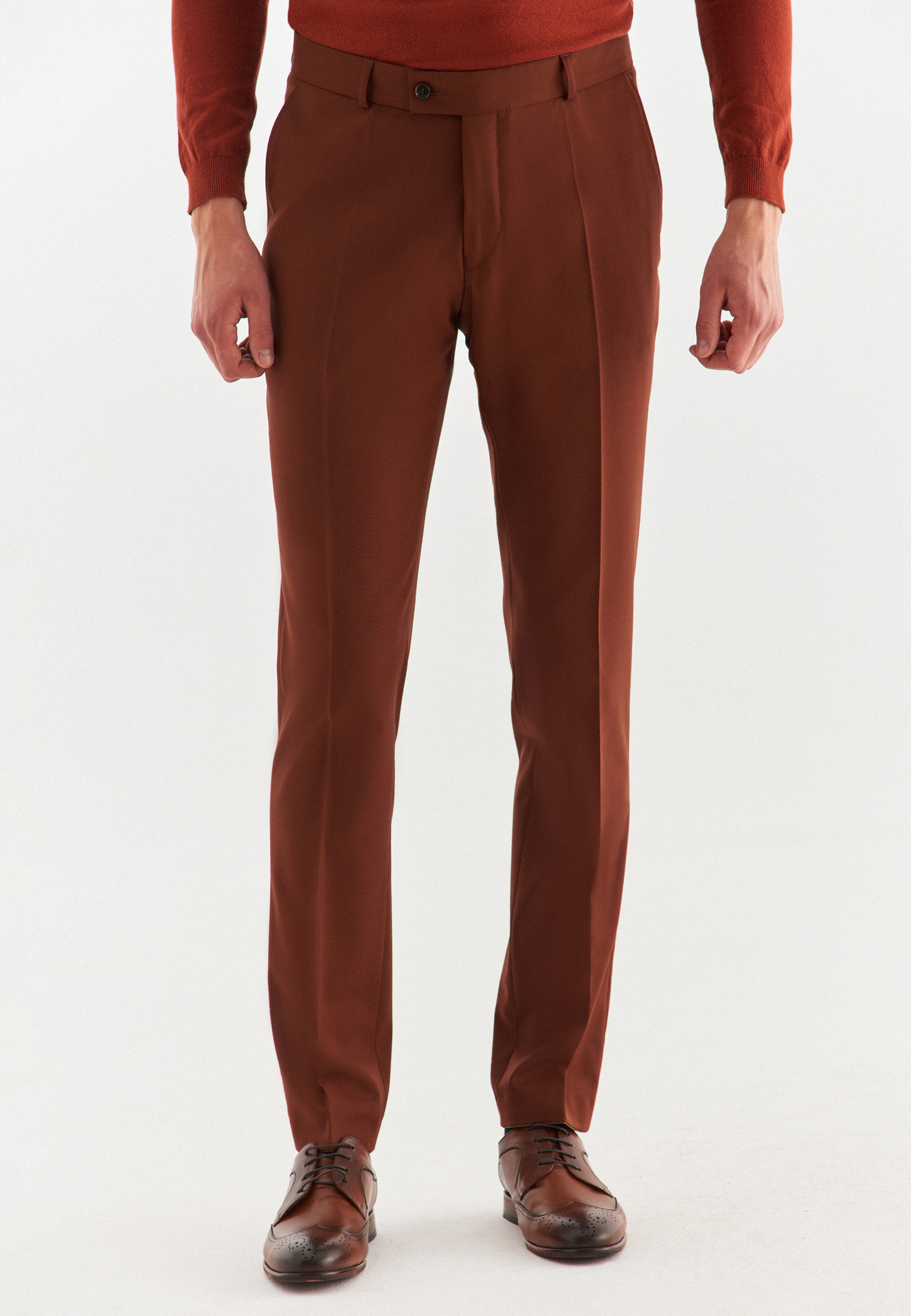 Rude gładkie spodnie garniturowe P22WP-6G-028-A-S - Pako Lorente