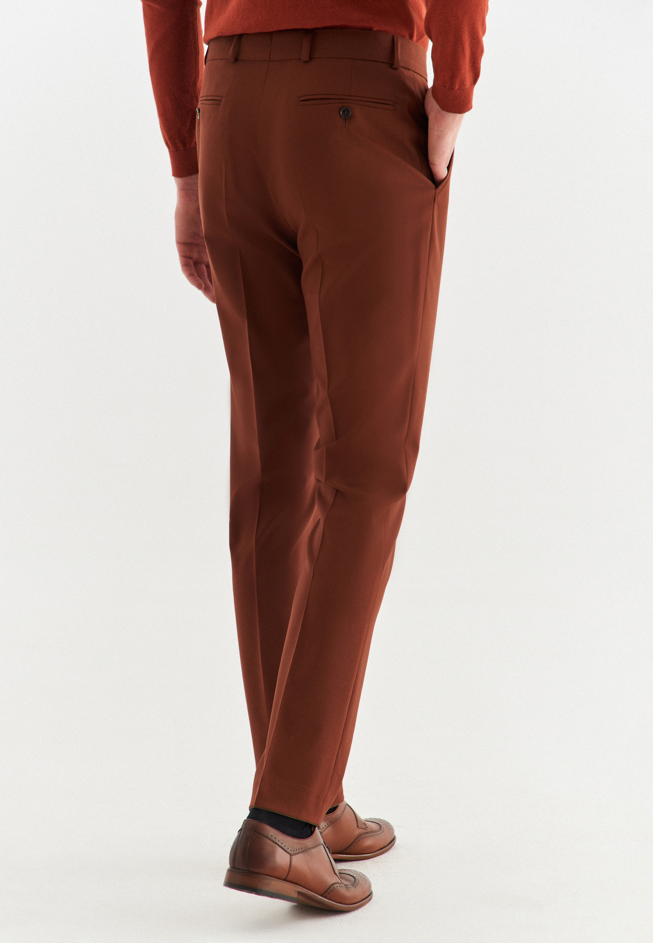 Rude gładkie spodnie garniturowe P22WP-6G-028-A-S - Pako Lorente