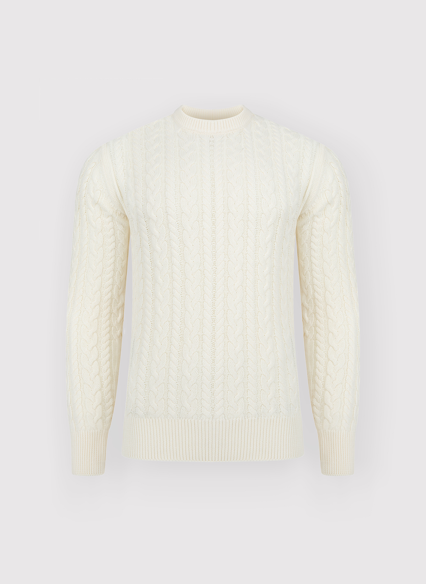 PAKO LORENTE - Beżowy sweter męski z kaszmirem - Pako Lorente