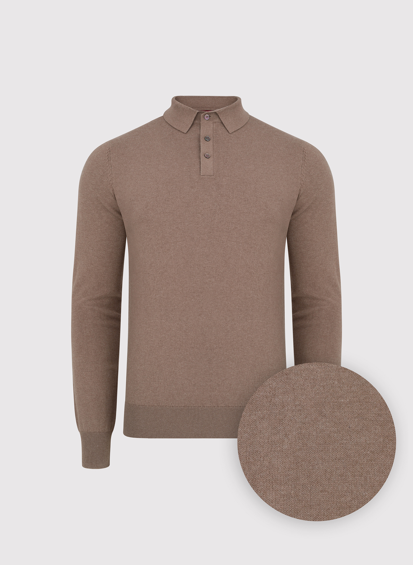 PAKO LORENTE - Sweter polo z kaszmirem - Pako Lorente