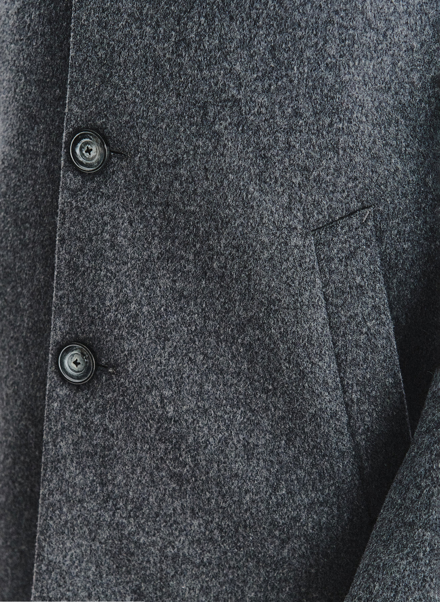 Szary płaszcz z wełną - Pako Lorente