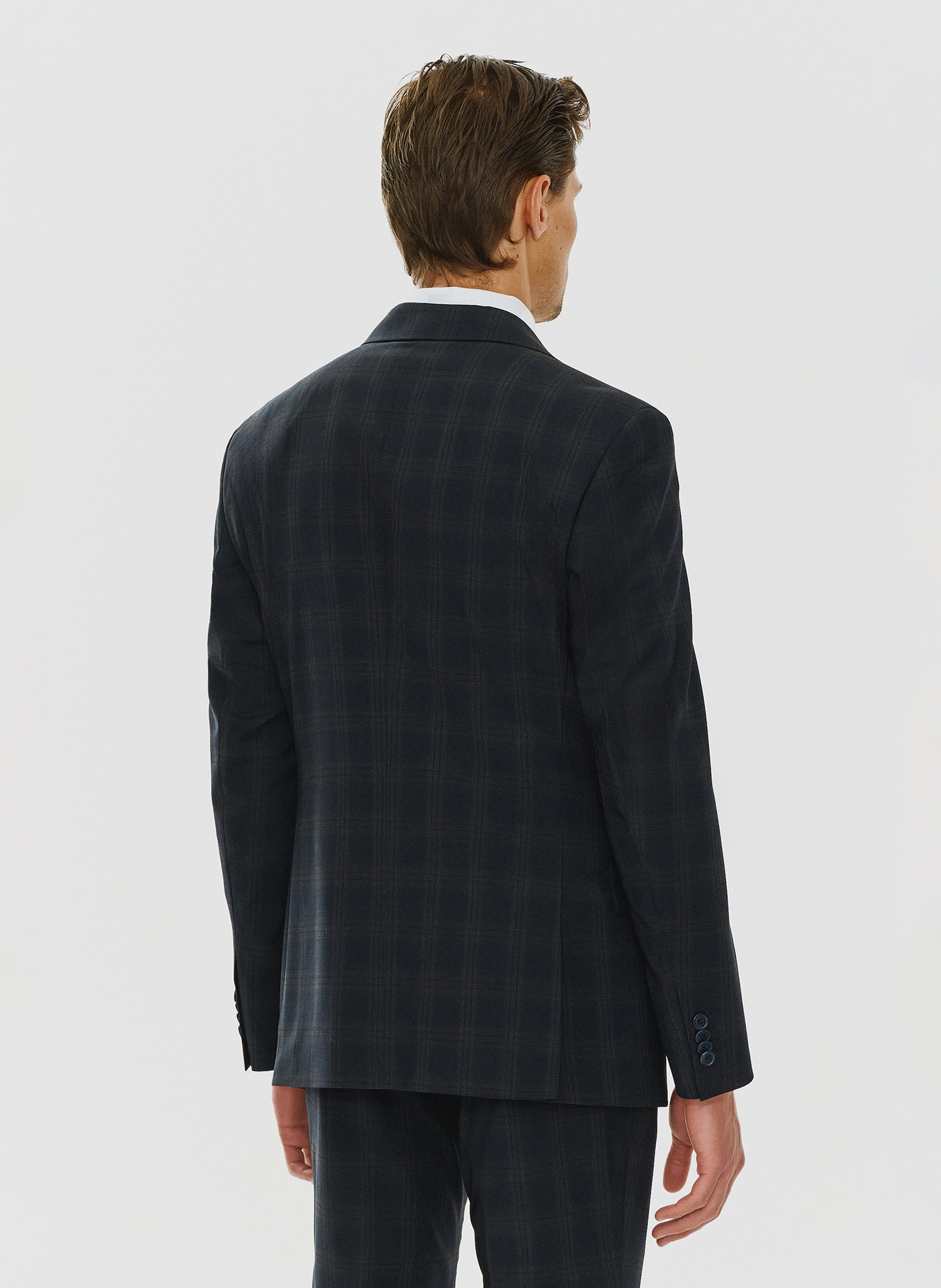 Męska marynarka garniturowa w odcieniu granatowym - Pako Lorente