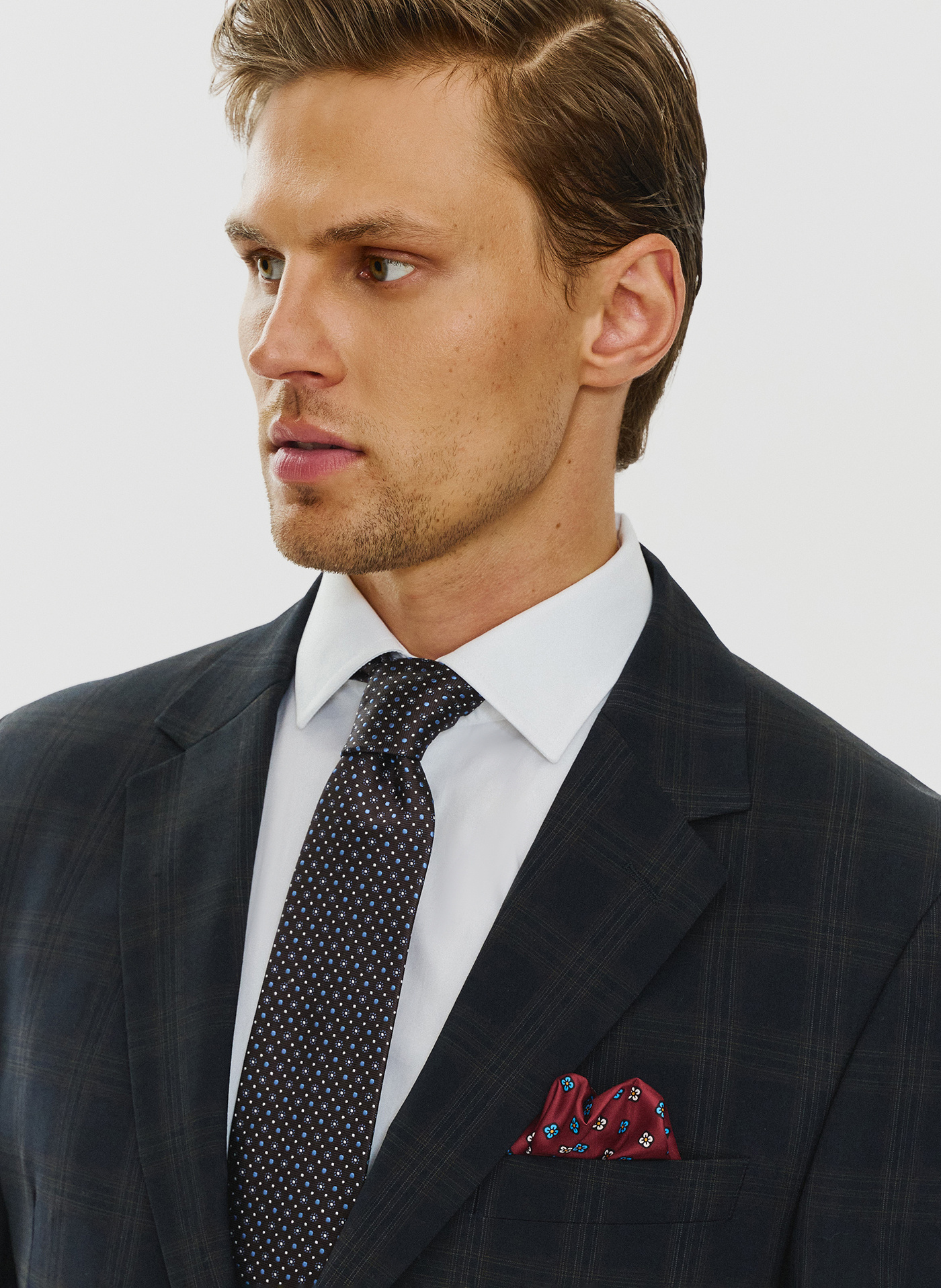 Męska marynarka garniturowa w odcieniu granatowym - Pako Lorente