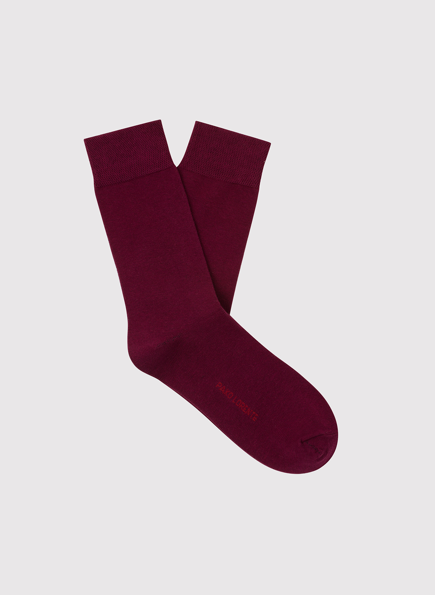 PAKO LORENTE - Bordowe skarpetki męskie - Pako Lorente
