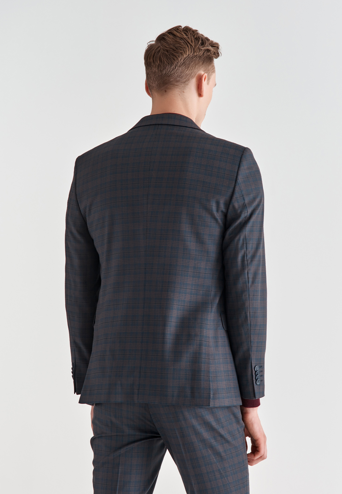 Spodnie męskie garniturowe P21WF-6G-076-G - Pako Lorente