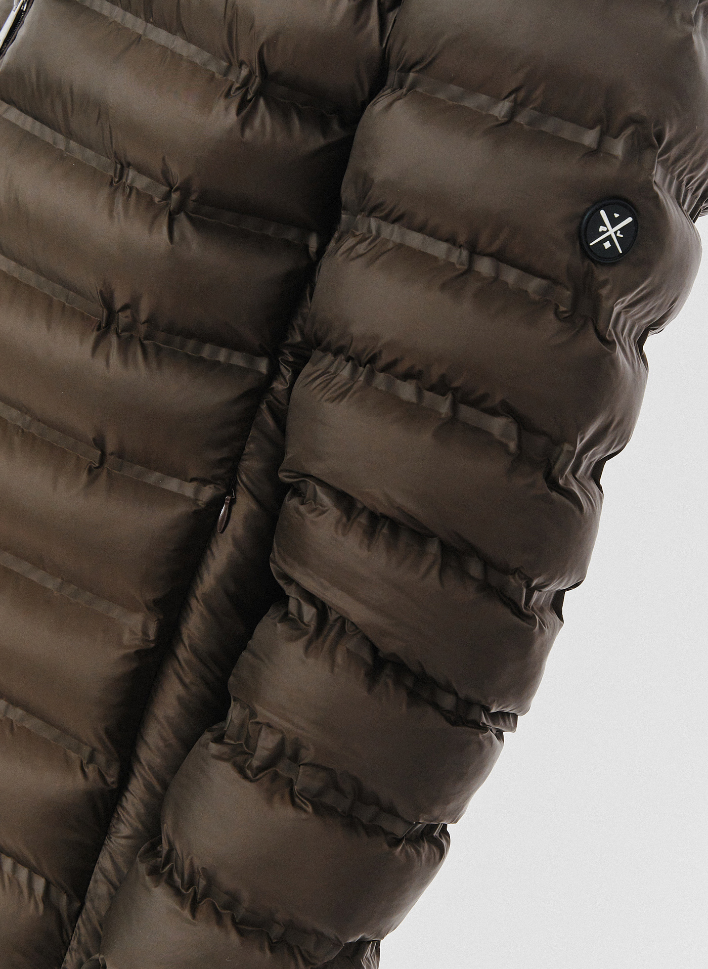 Krótka pikowana kurtka w kolorze brązowym - Pako Lorente