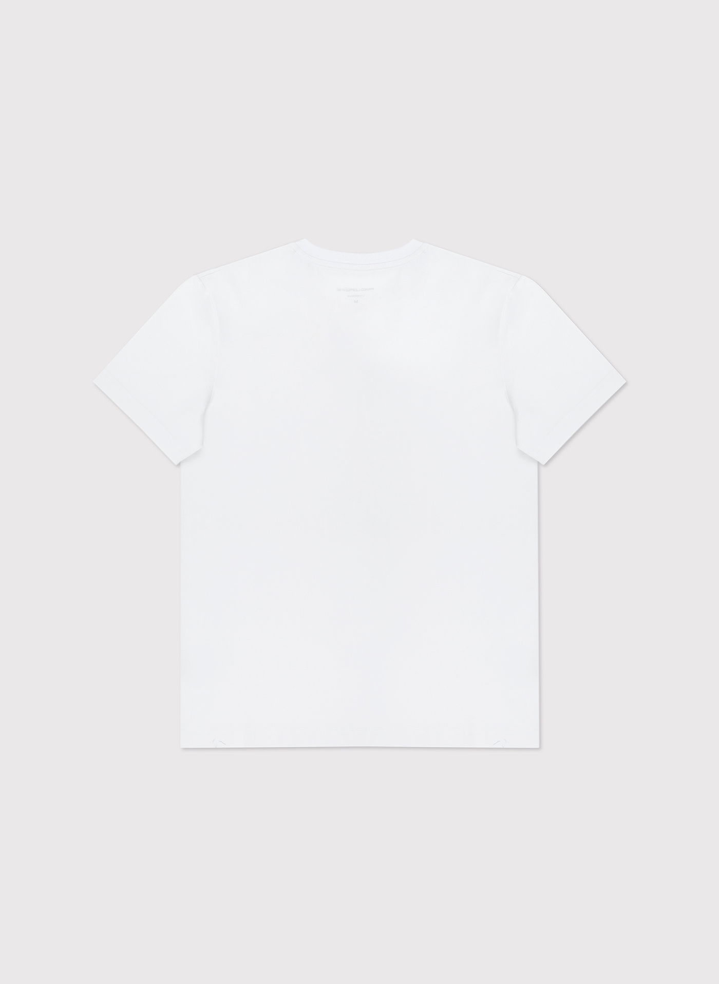 Biały gładki T-shirt Basic - Pako Lorente