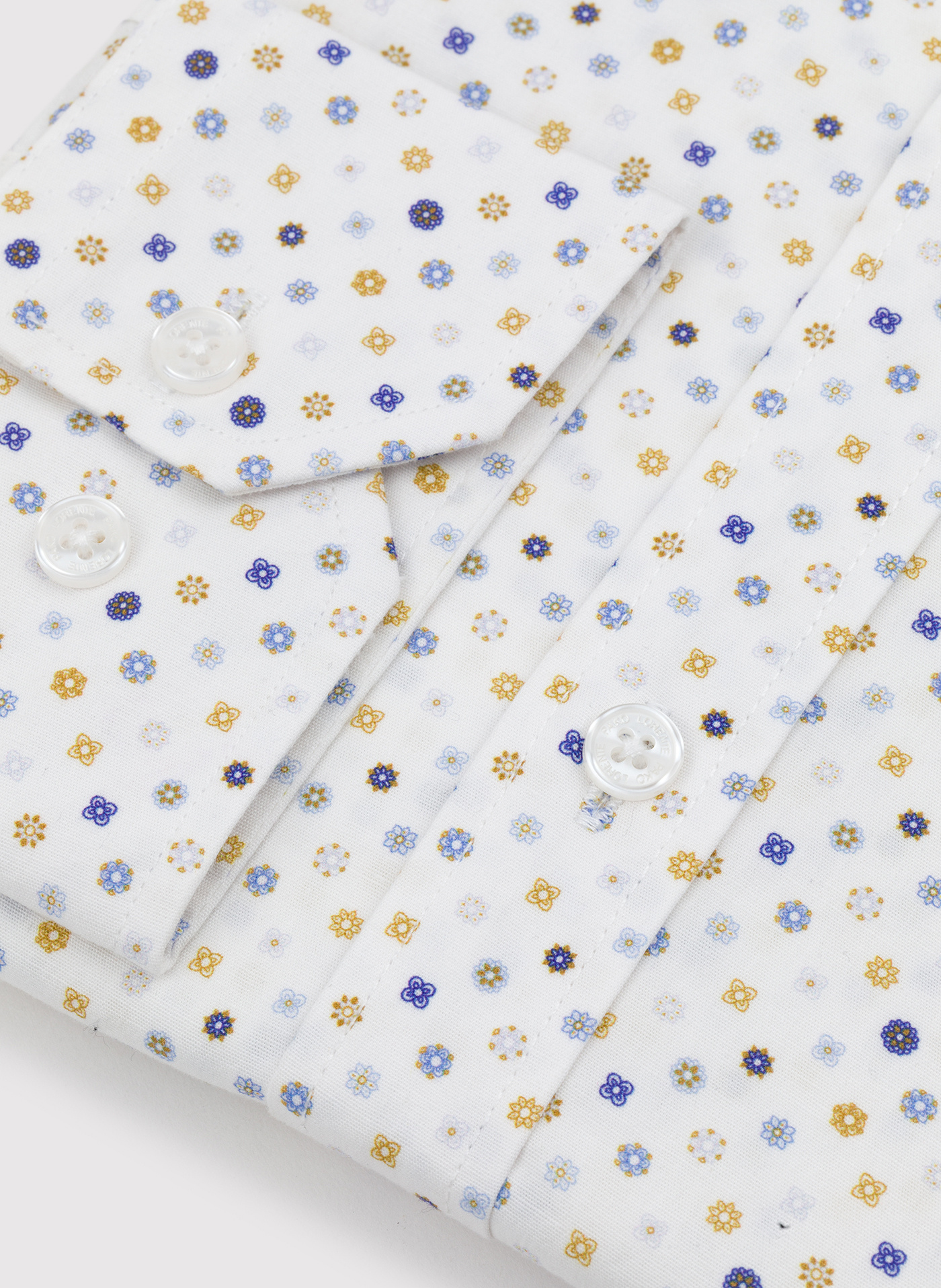 Męska koszula w mikrowzór P24SF-1X-020-B-S - Pako Lorente - Pako Lorente